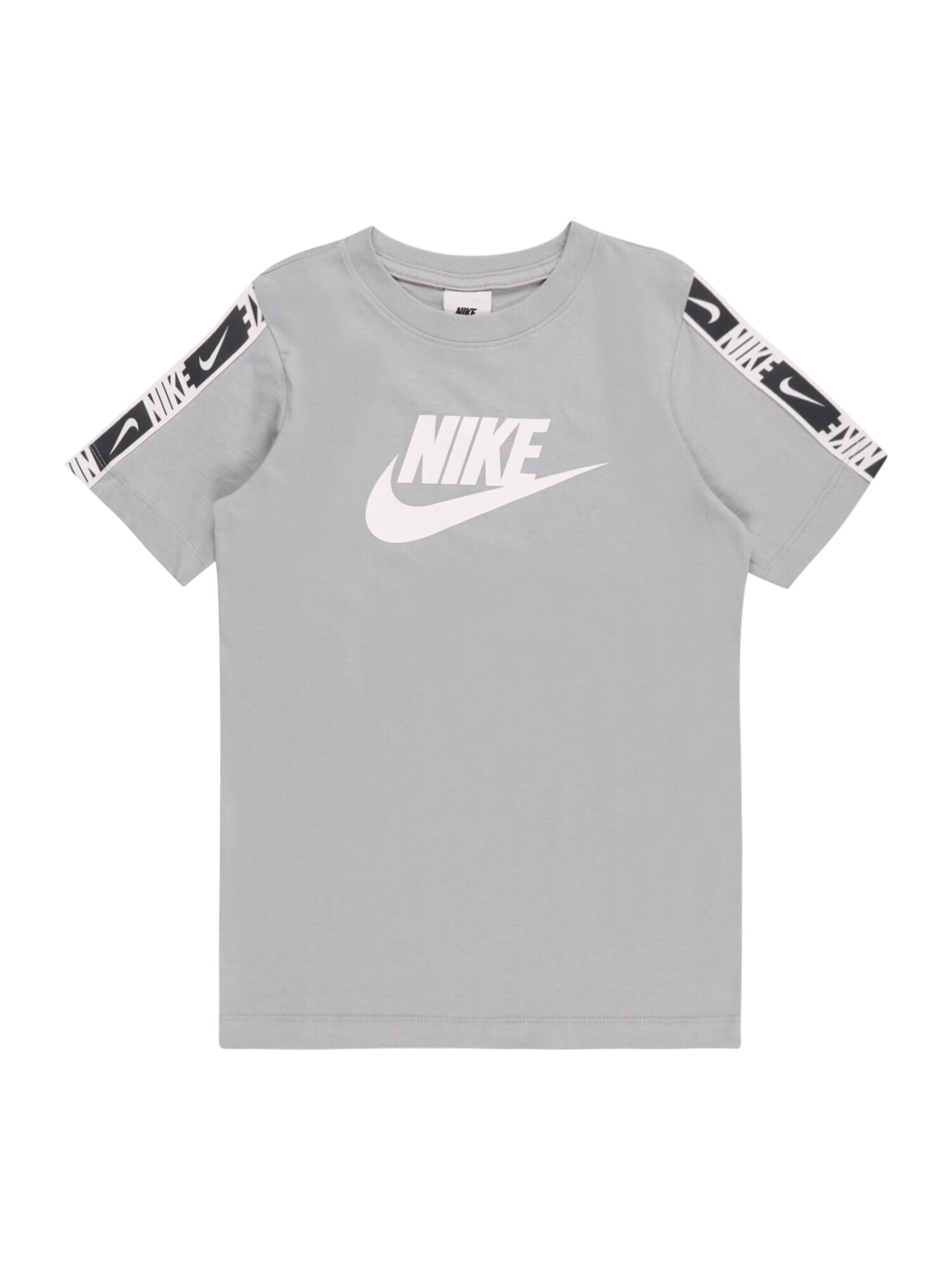 Nike Sportswear Tricou gri / negru / alb - Pled.ro