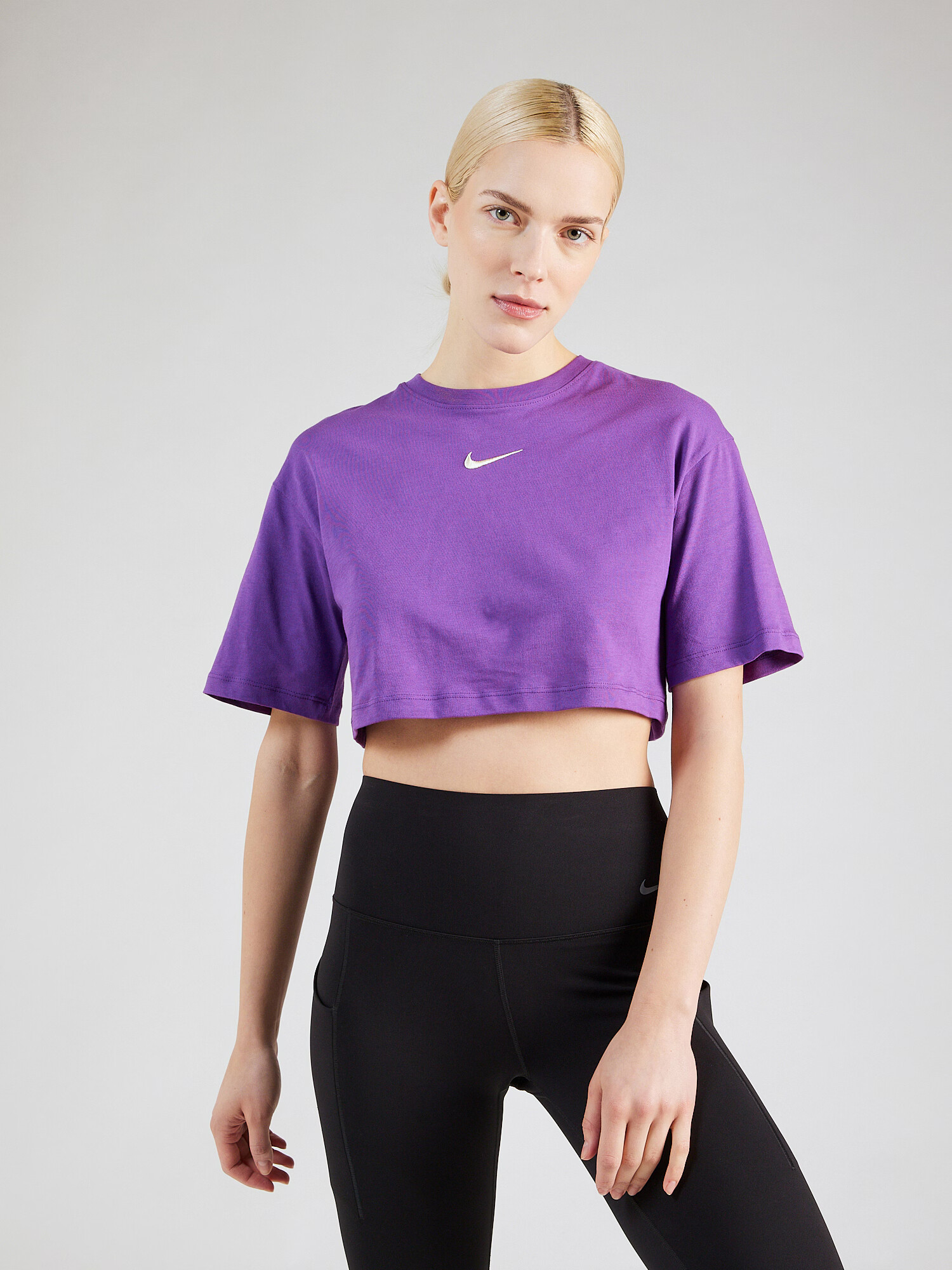 Nike Sportswear Tricou lila / alb murdar - Pled.ro