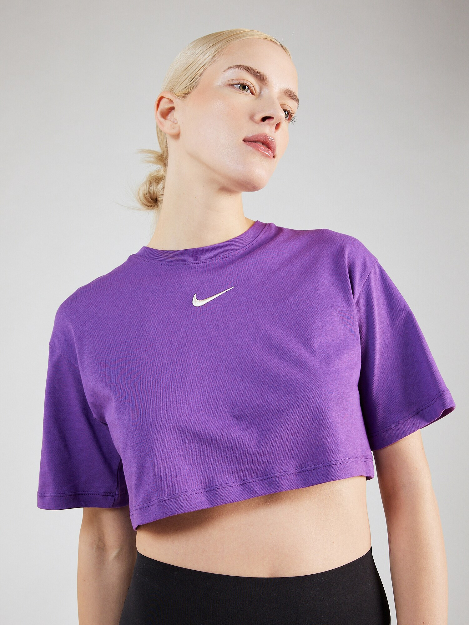 Nike Sportswear Tricou lila / alb murdar - Pled.ro