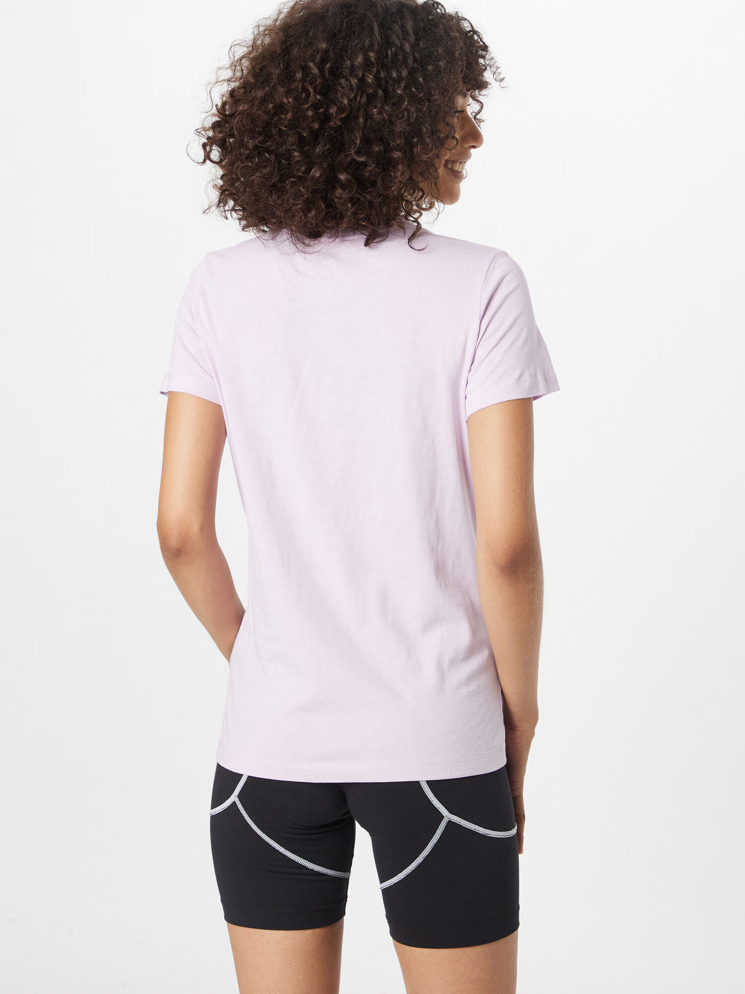 Nike Sportswear Tricou mov pastel / alb - Pled.ro