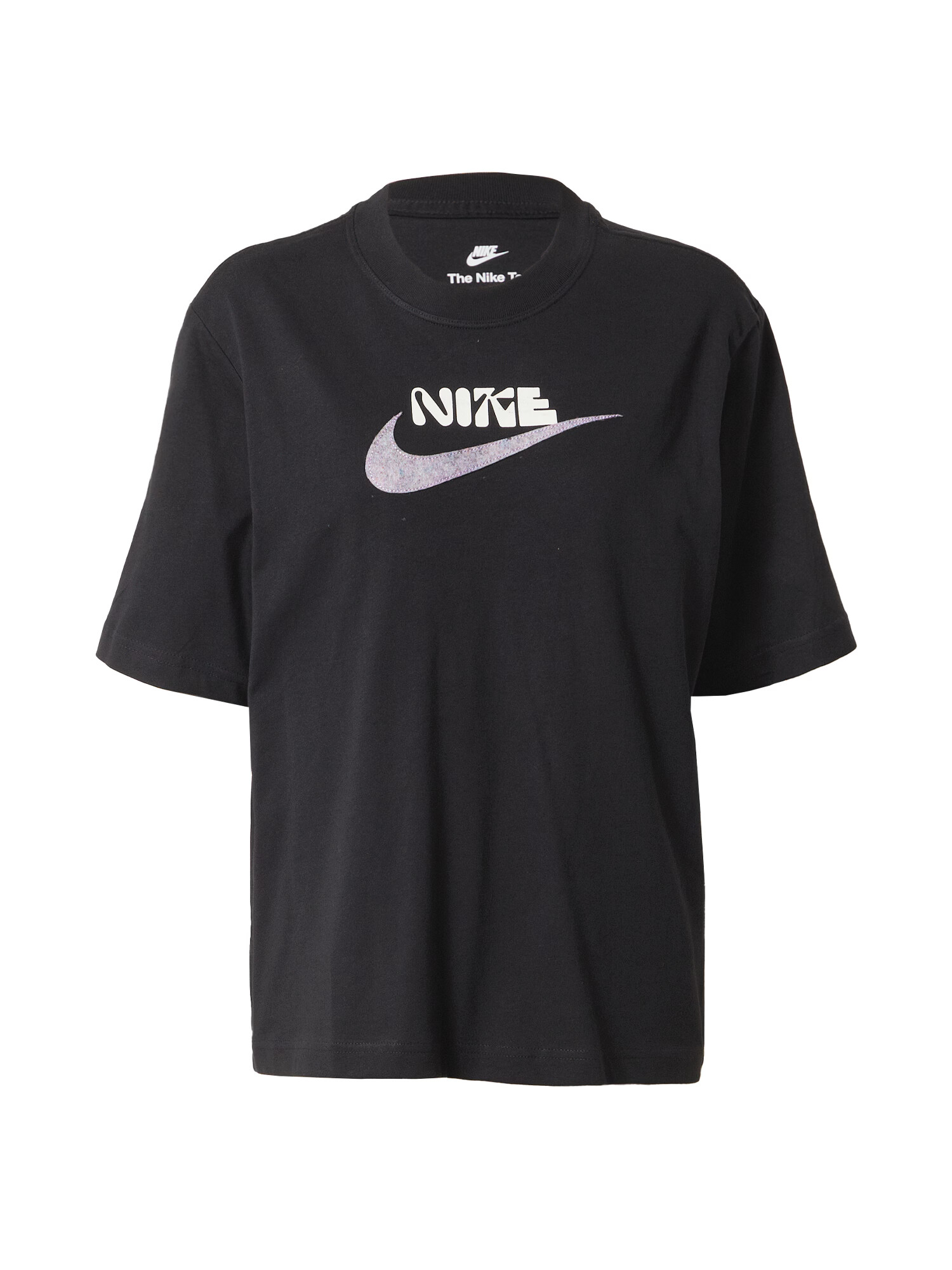 Nike Sportswear Tricou mov pastel / negru / alb - Pled.ro