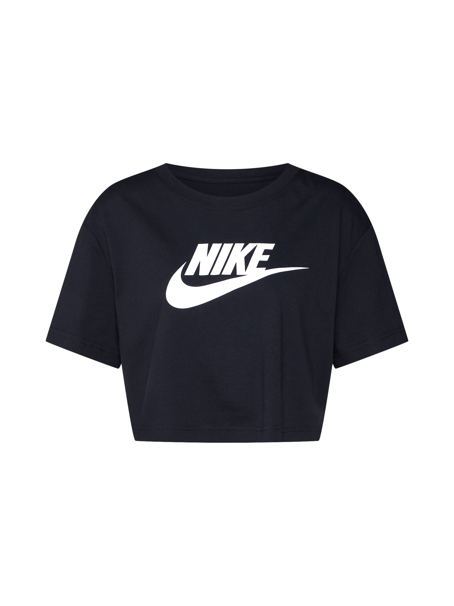 Nike Sportswear Tricou negru / alb - Pled.ro