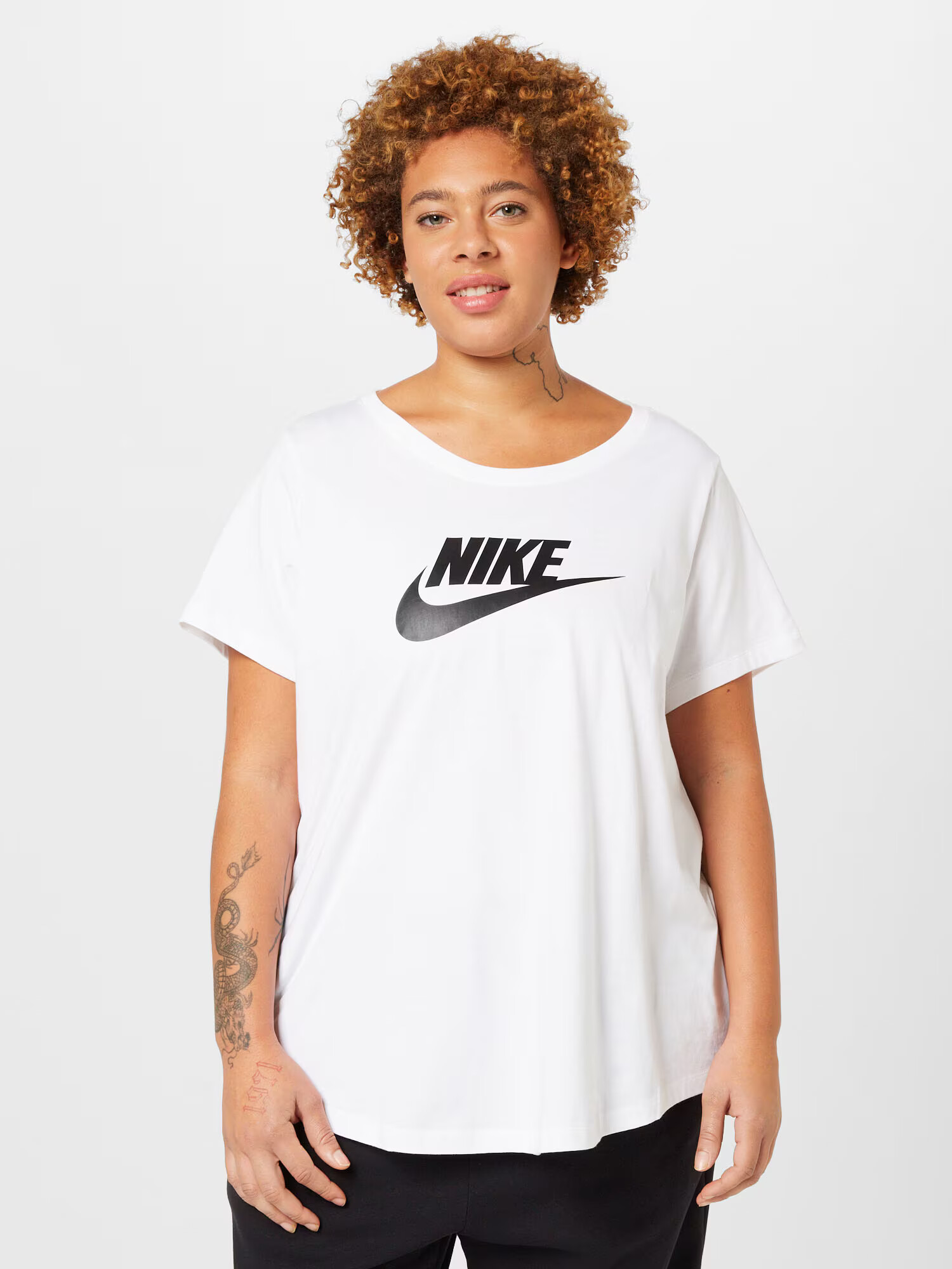 Nike Sportswear Tricou funcțional negru / alb - Pled.ro