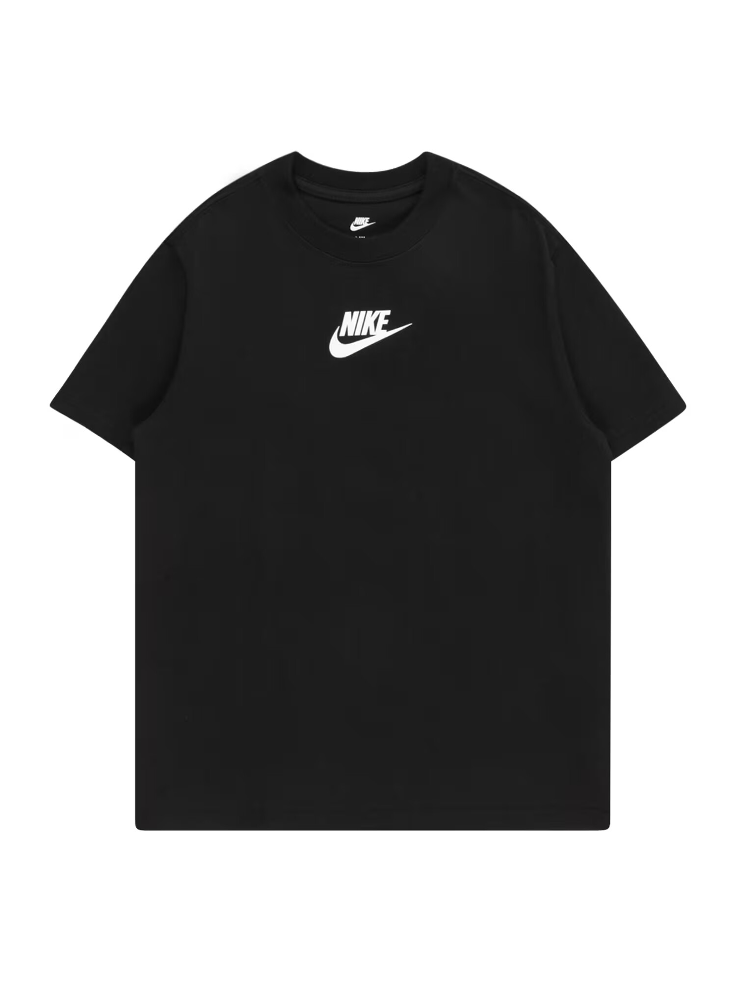 Nike Sportswear Tricou negru / alb - Pled.ro