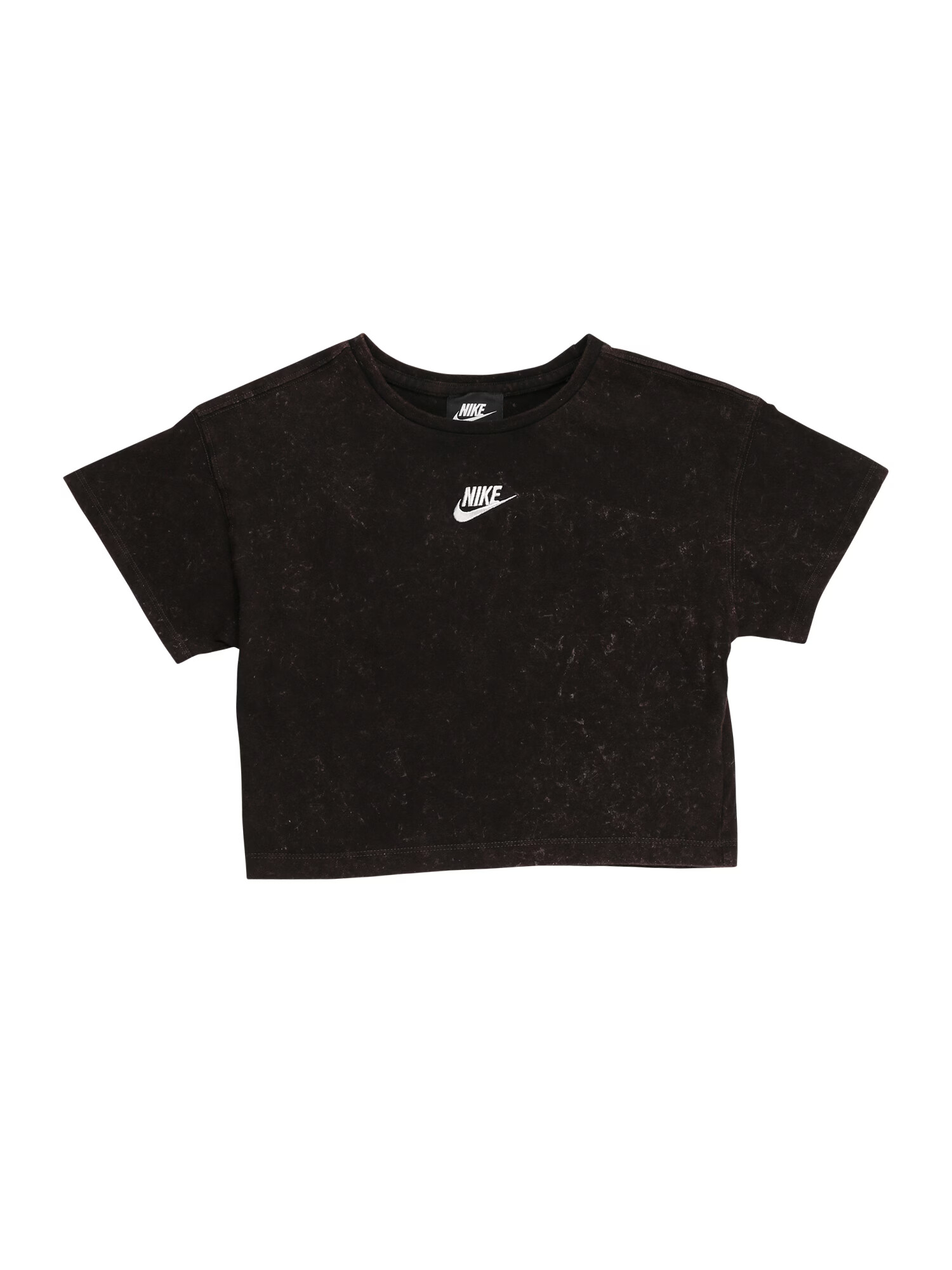 Nike Sportswear Tricou negru / alb - Pled.ro