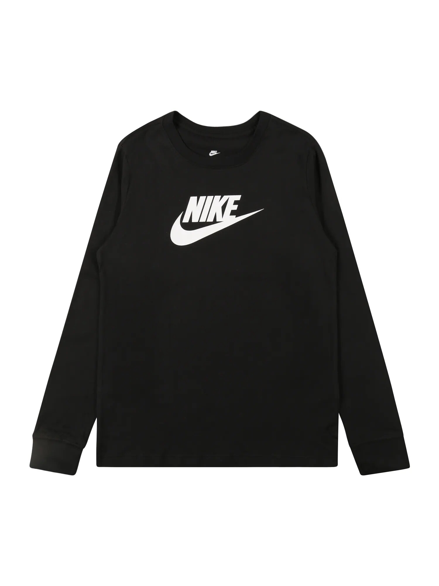 Nike Sportswear Tricou negru / alb - Pled.ro