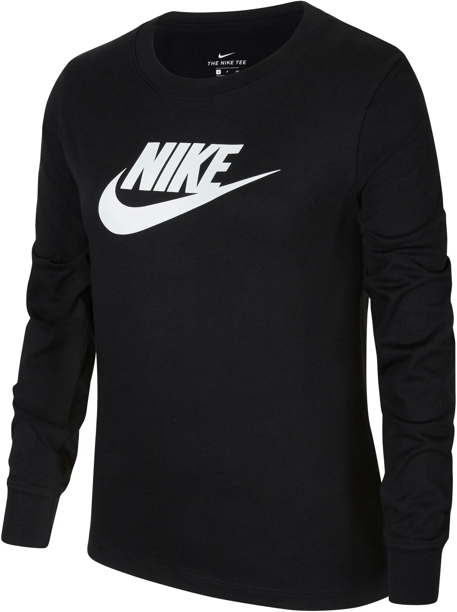 Nike Sportswear Tricou negru / alb - Pled.ro