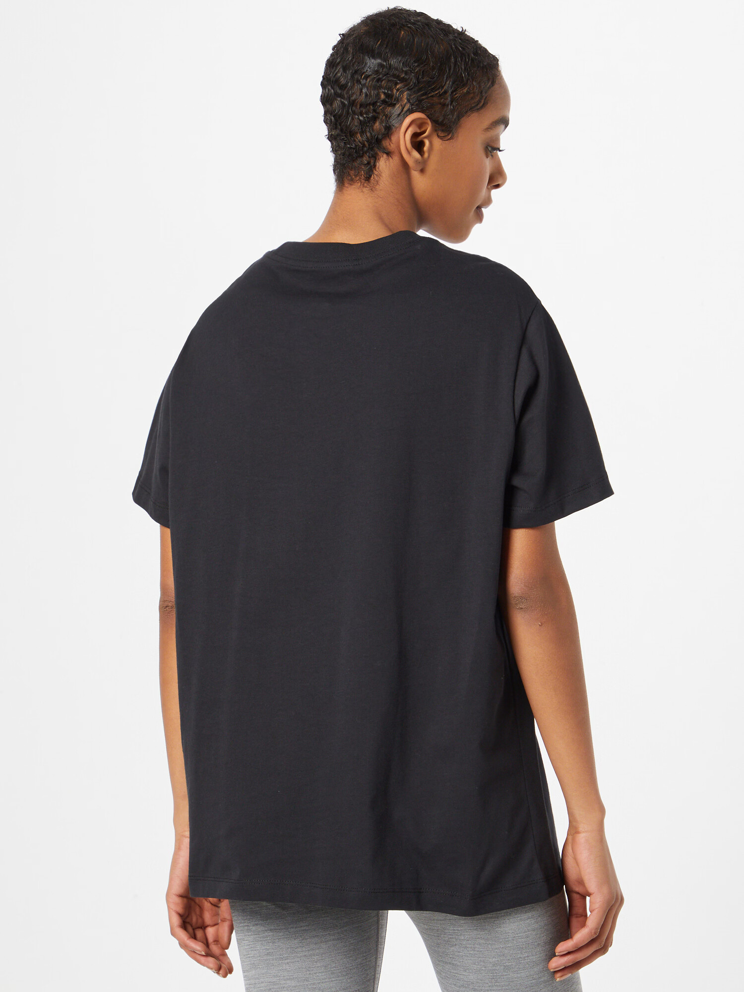 Nike Sportswear Tricou 'Essential' negru / alb - Pled.ro