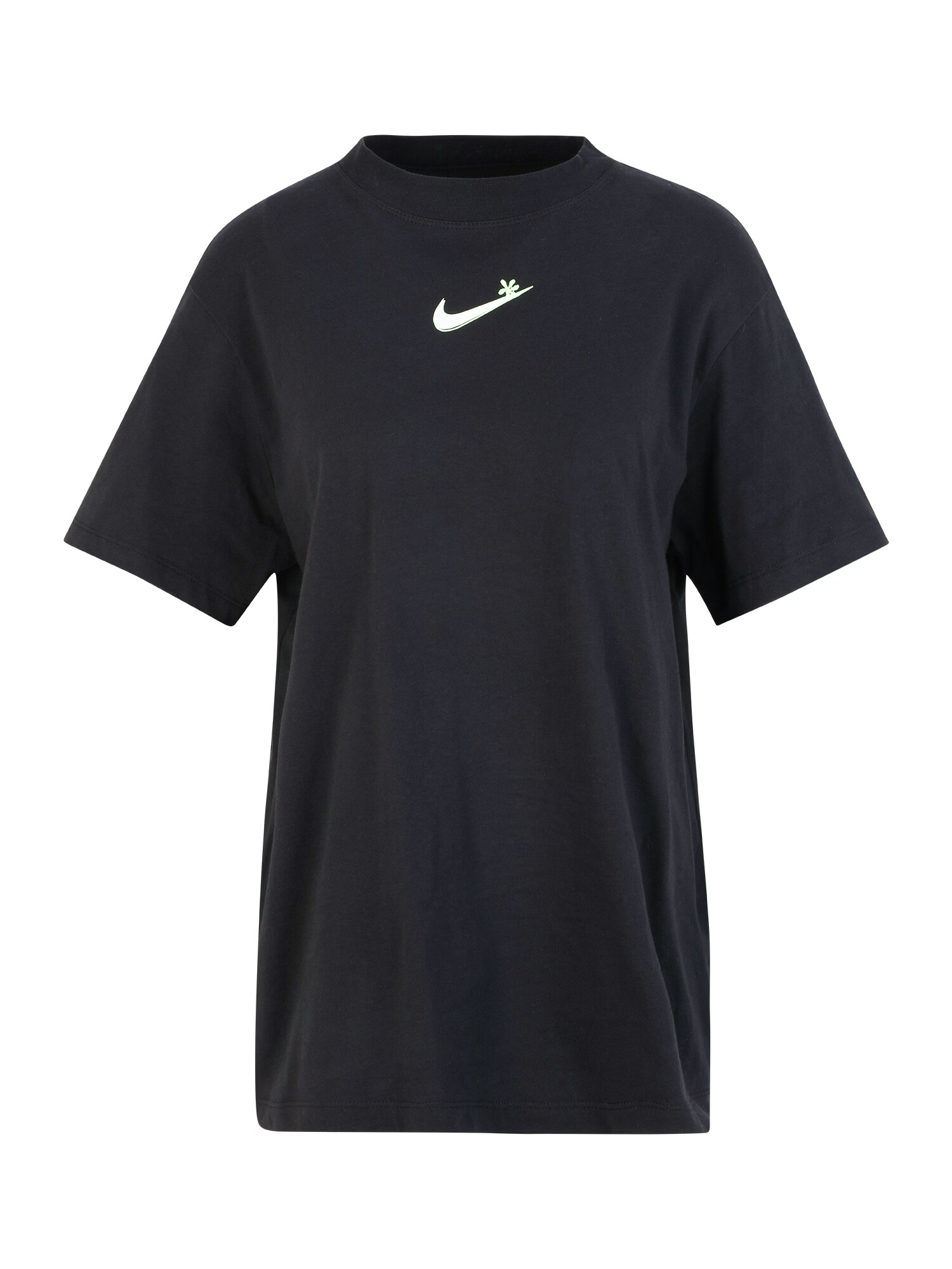 Nike Sportswear Tricou negru / alb - Pled.ro