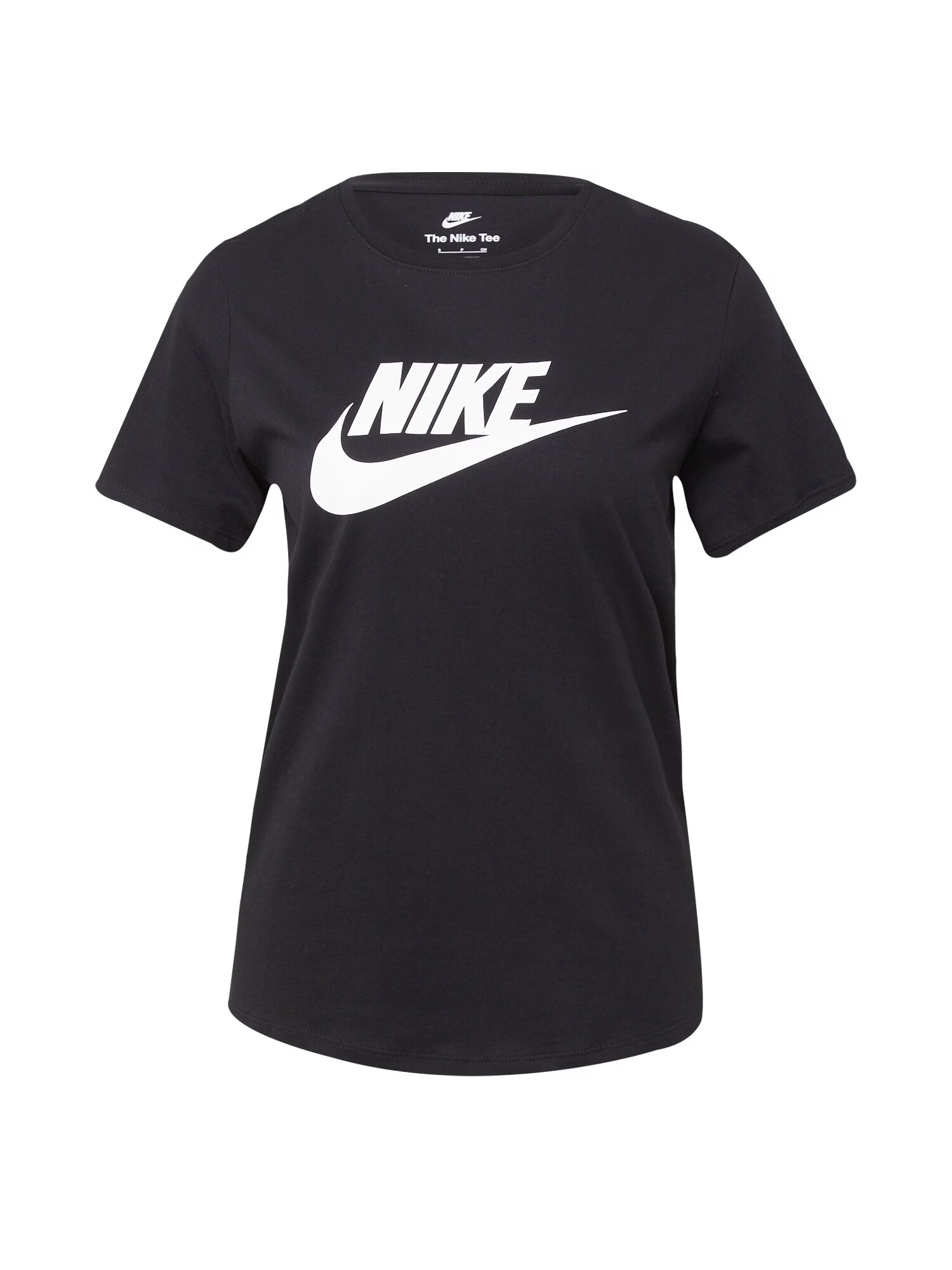 Nike Sportswear Tricou 'Essential' negru / alb - Pled.ro