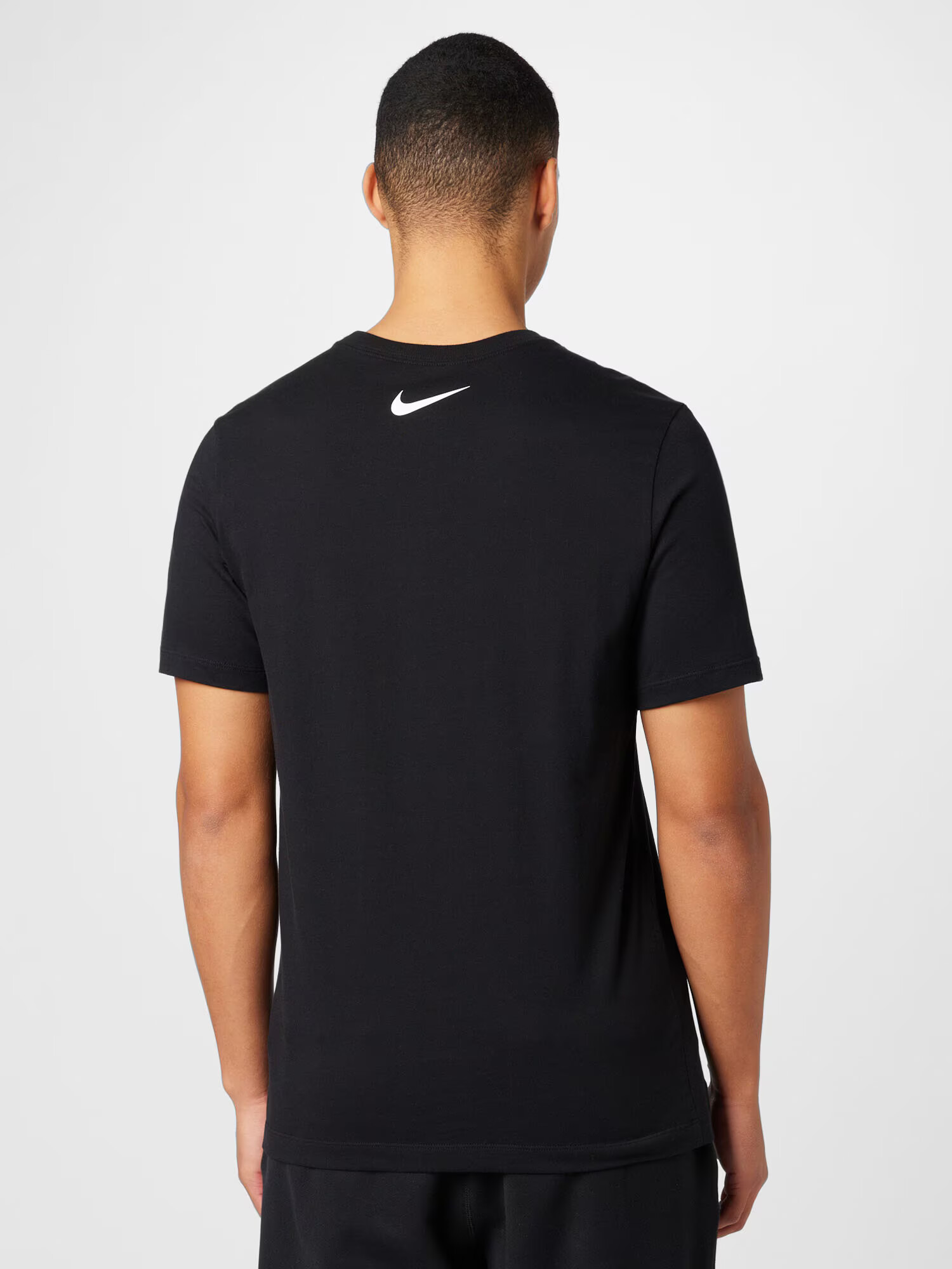 Nike Sportswear Tricou negru / alb - Pled.ro