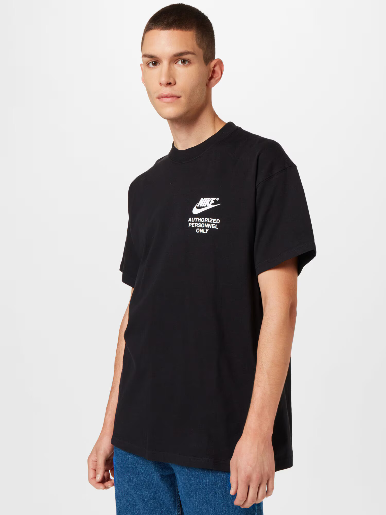 Nike Sportswear Tricou funcțional negru / alb - Pled.ro