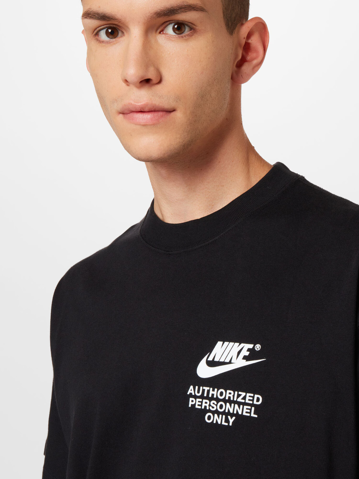 Nike Sportswear Tricou funcțional negru / alb - Pled.ro