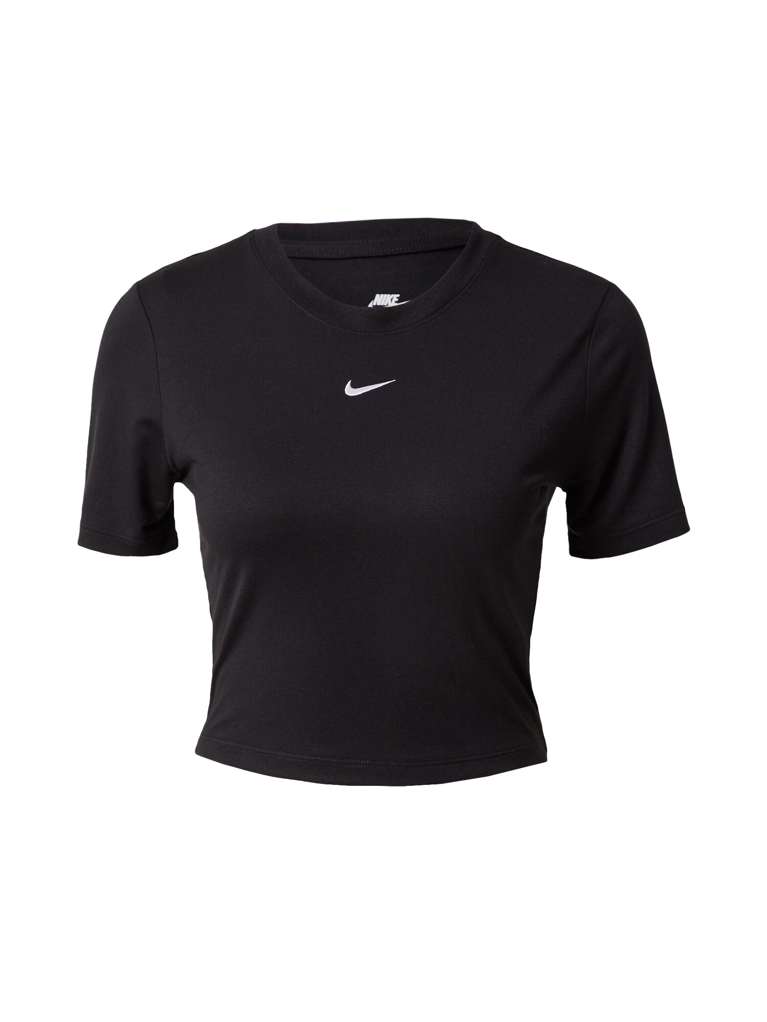 Nike Sportswear Tricou 'Essential' negru / alb - Pled.ro