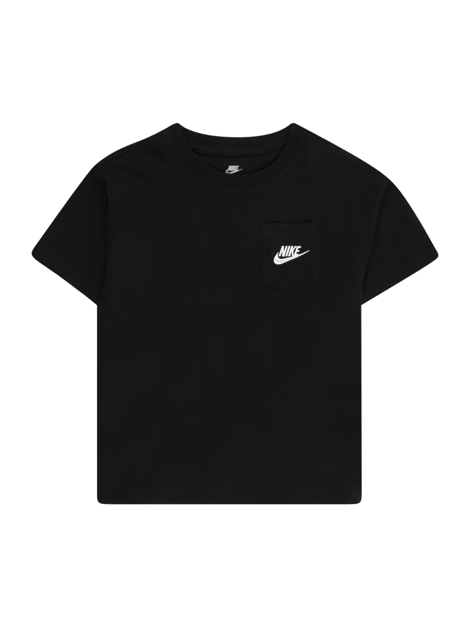 Nike Sportswear Tricou negru / alb - Pled.ro