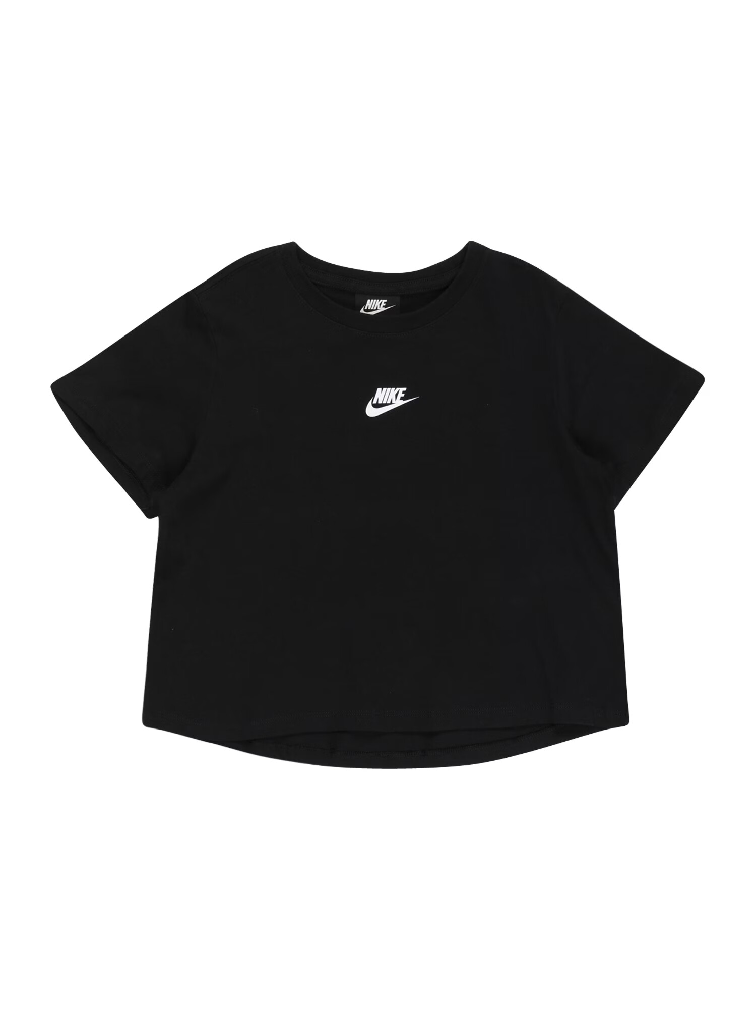 Nike Sportswear Tricou negru / alb - Pled.ro