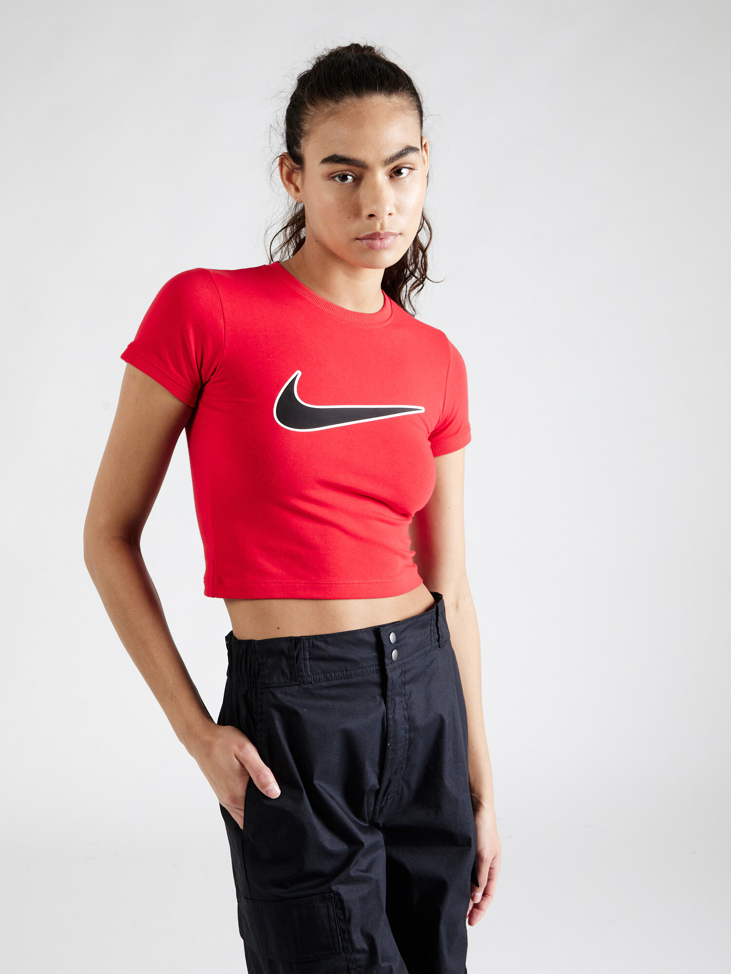 Nike Sportswear Tricou roși aprins / negru / alb - Pled.ro