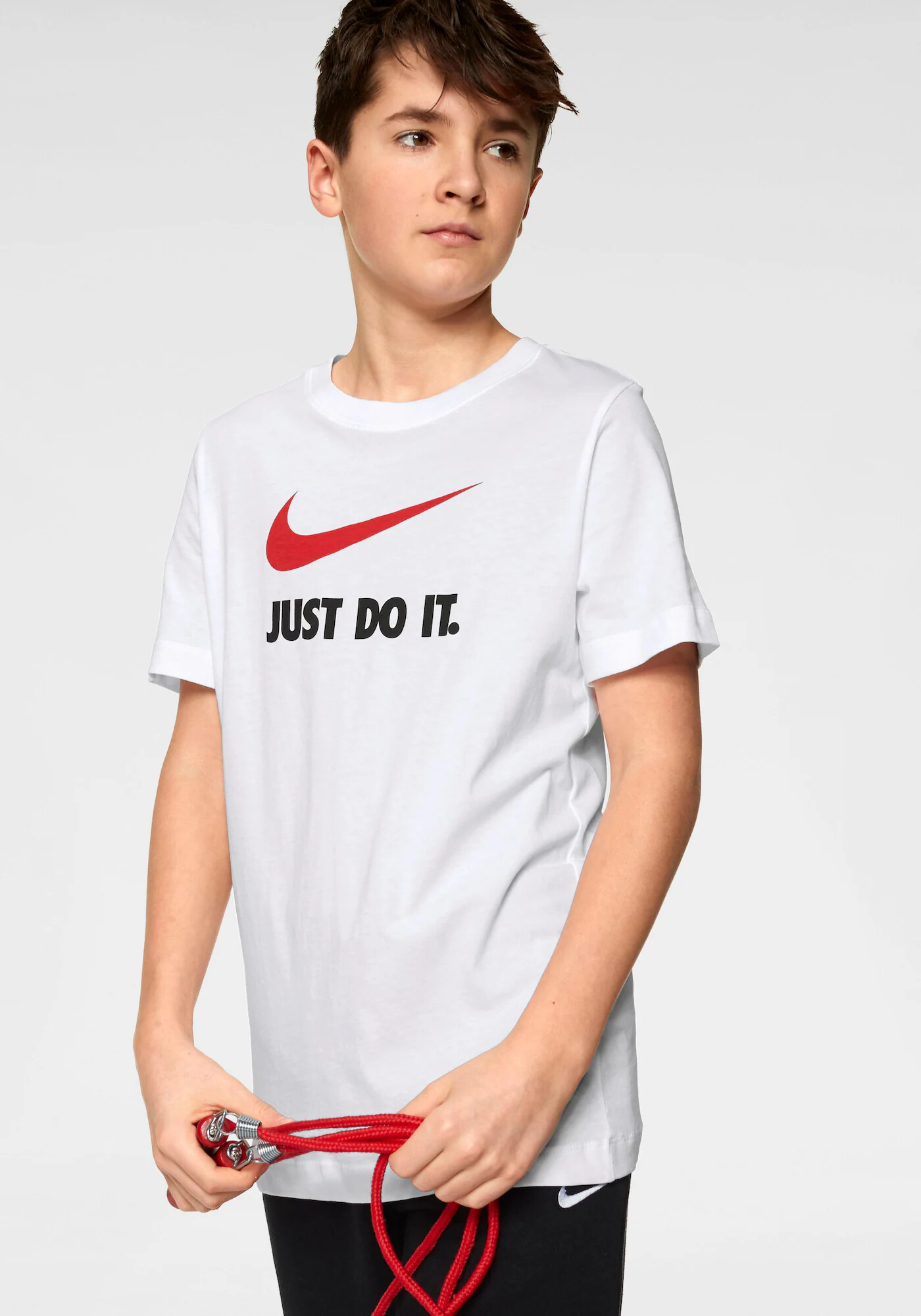 Nike Sportswear Tricou roșu / negru / alb - Pled.ro