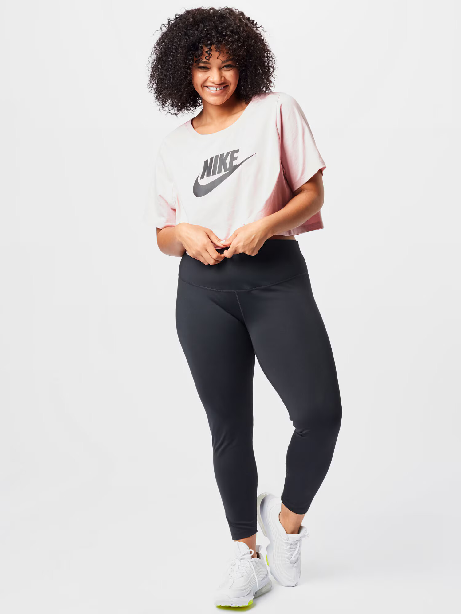 Nike Sportswear Tricou funcțional roz / negru - Pled.ro