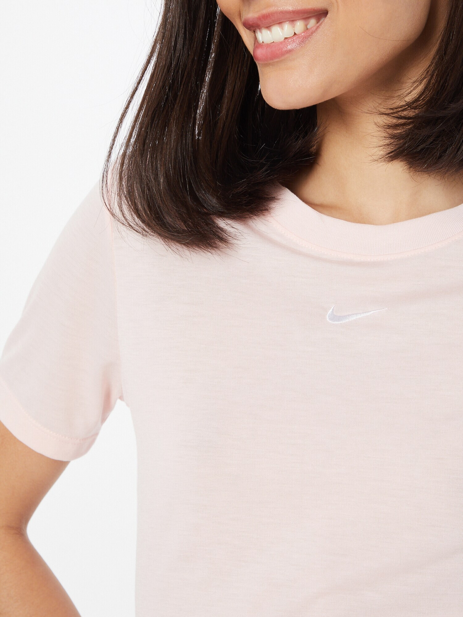 Nike Sportswear Tricou roz pastel / alb - Pled.ro