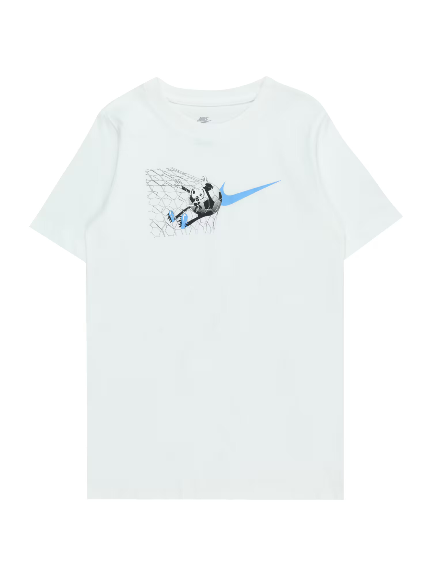 Nike Sportswear Tricou 'SOCCER BALL FA23' azur / gri / negru / alb - Pled.ro