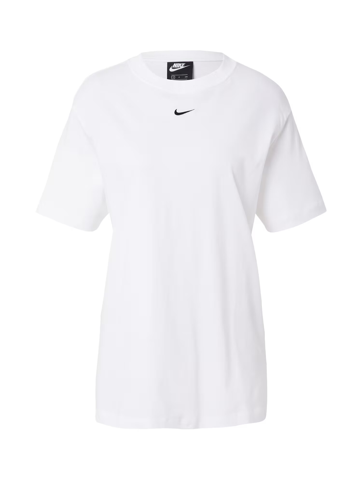 Nike Sportswear Tricou supradimensional negru / alb - Pled.ro