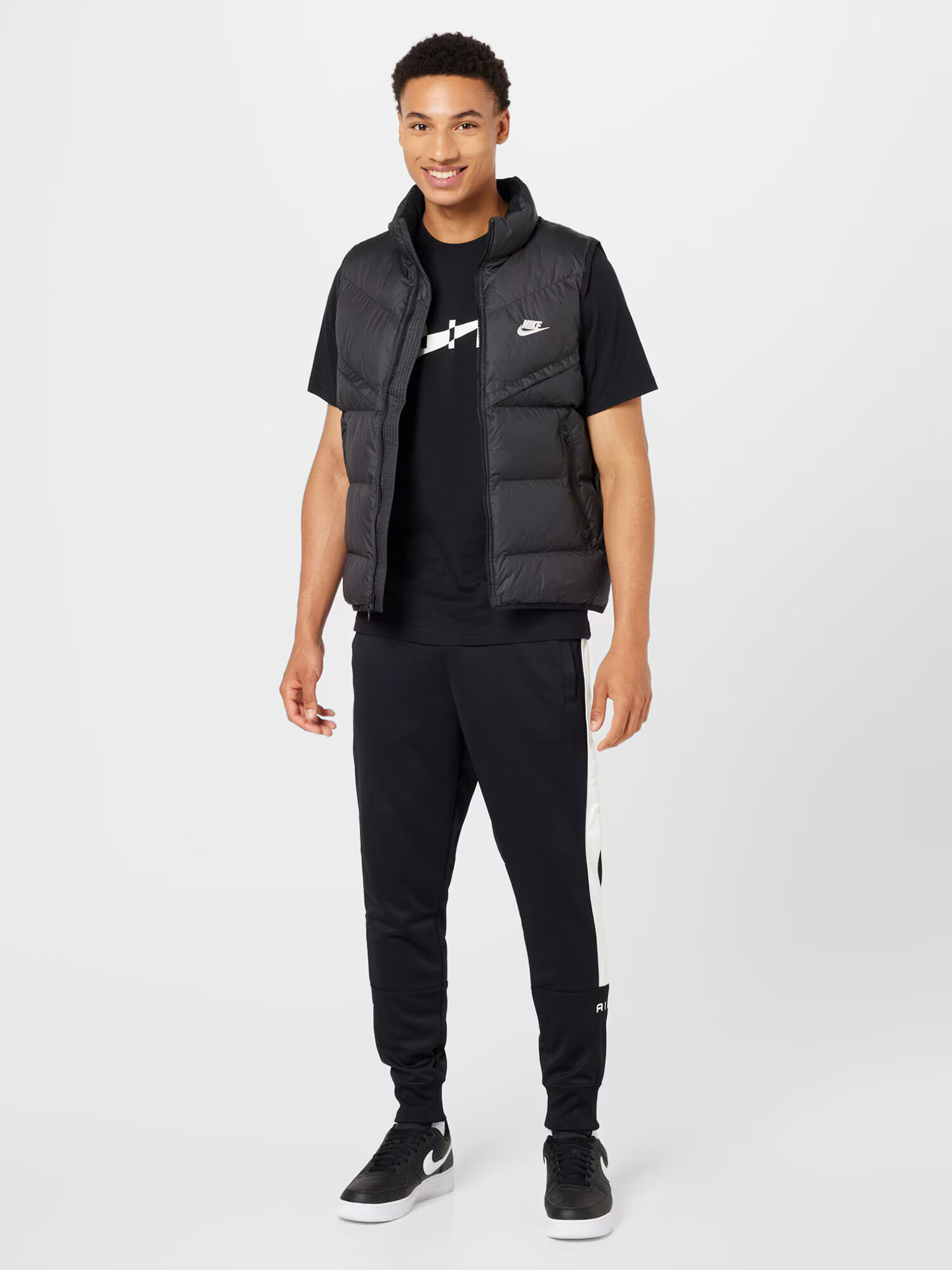 Nike Sportswear Vestă negru / alb - Pled.ro