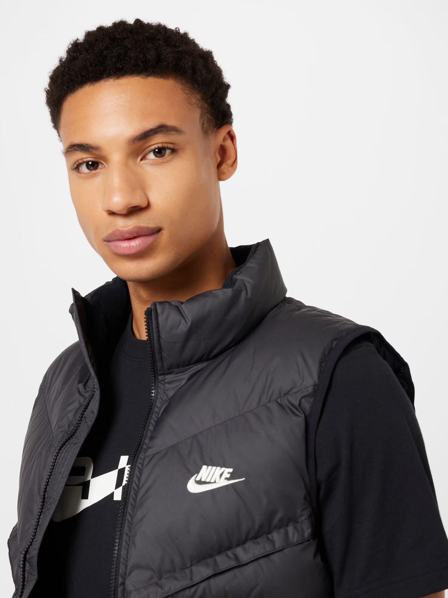 Nike Sportswear Vestă negru / alb - Pled.ro