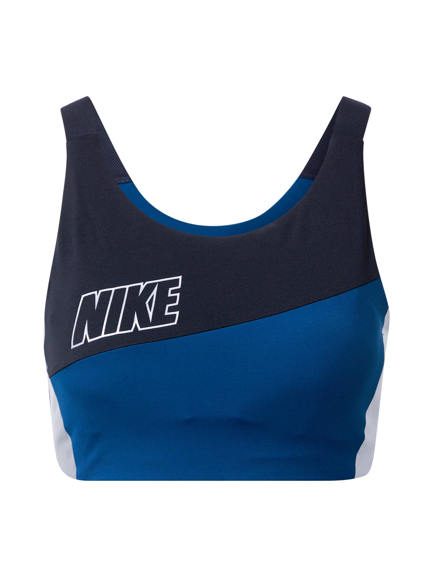 NIKE Sutien sport albastru marin / albastru regal / argintiu - Pled.ro