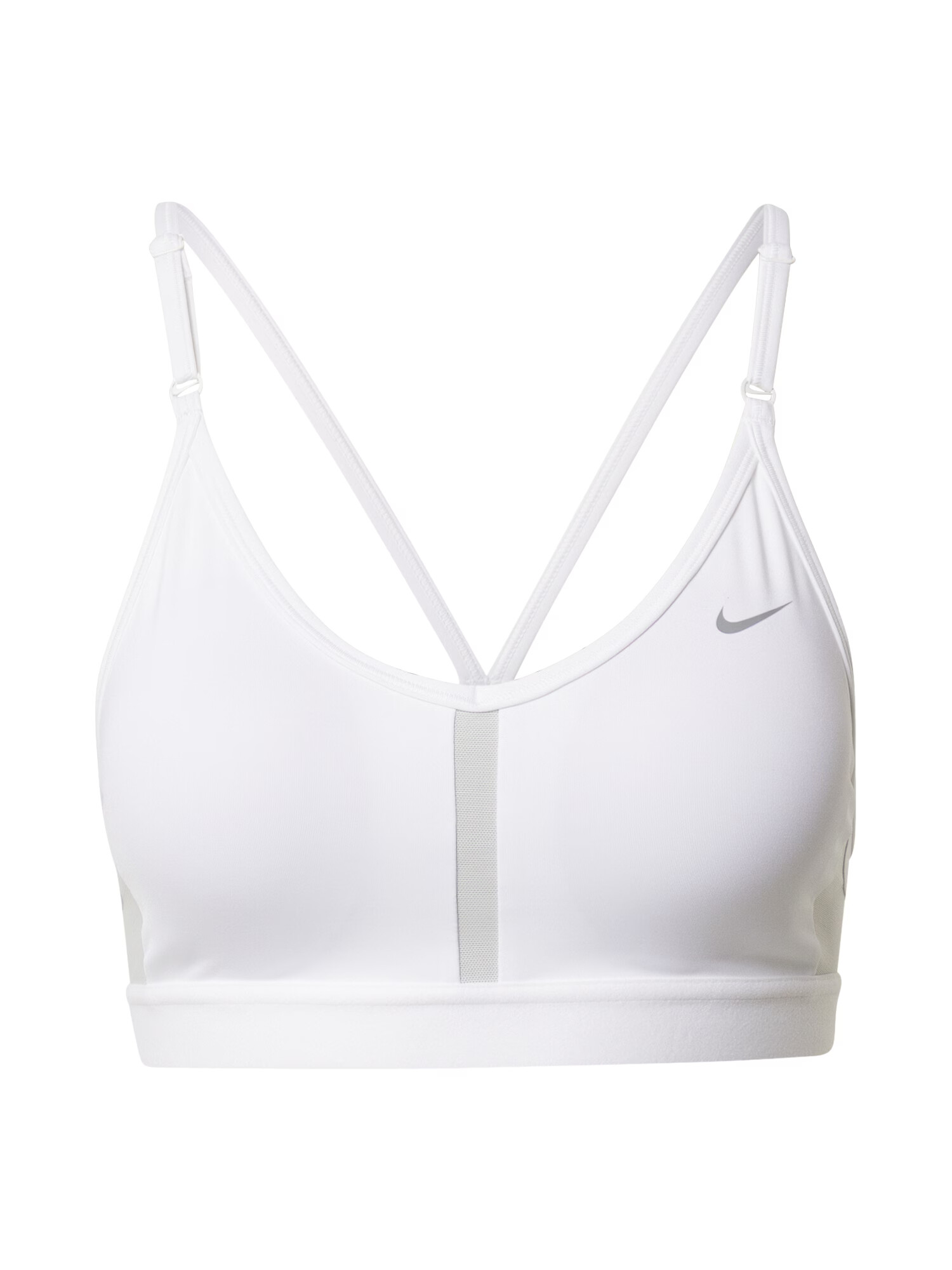 NIKE Sutien sport 'Indy' gri / alb natural - Pled.ro