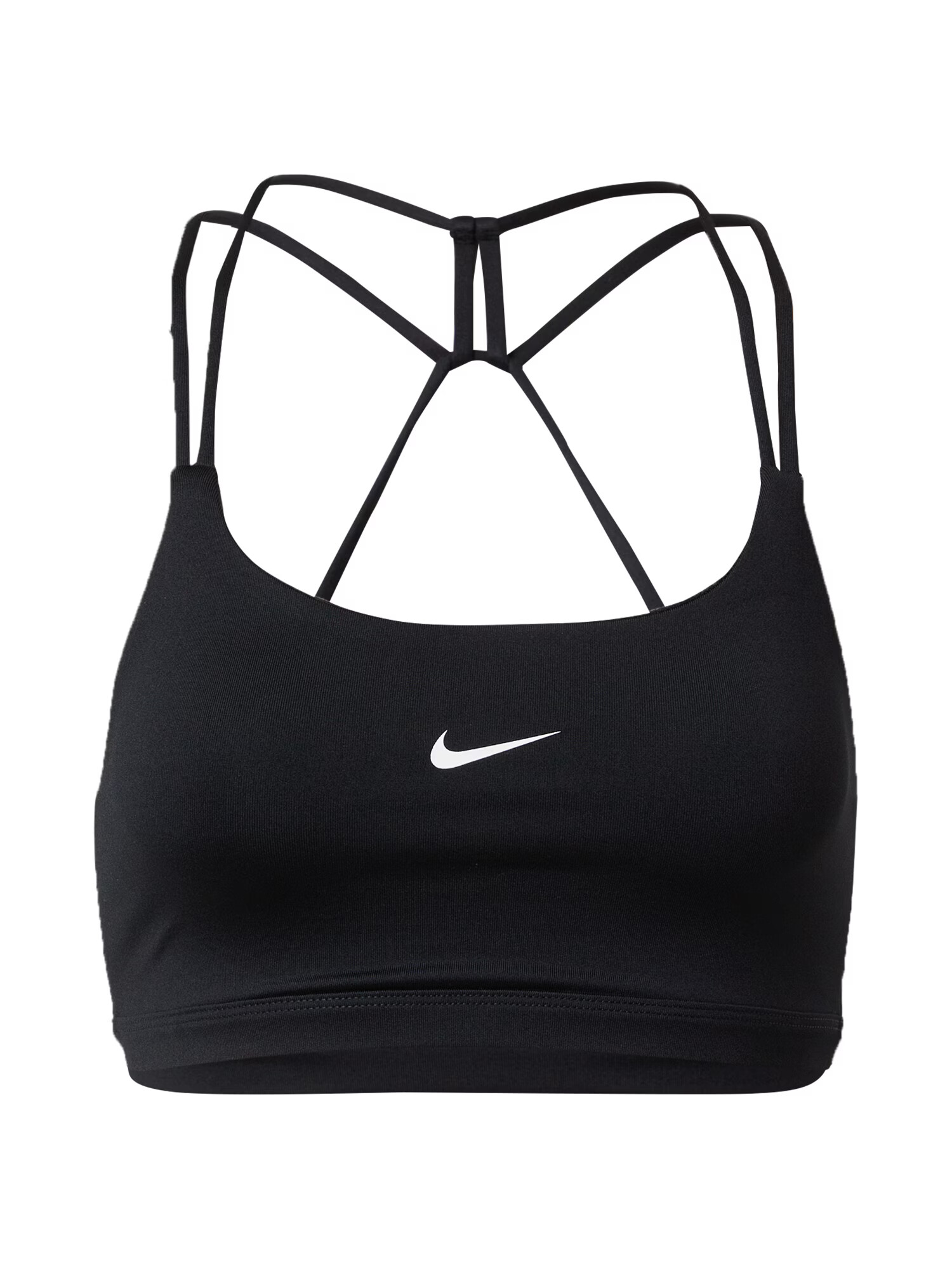 NIKE Sutien sport 'Indy' negru / alb - Pled.ro