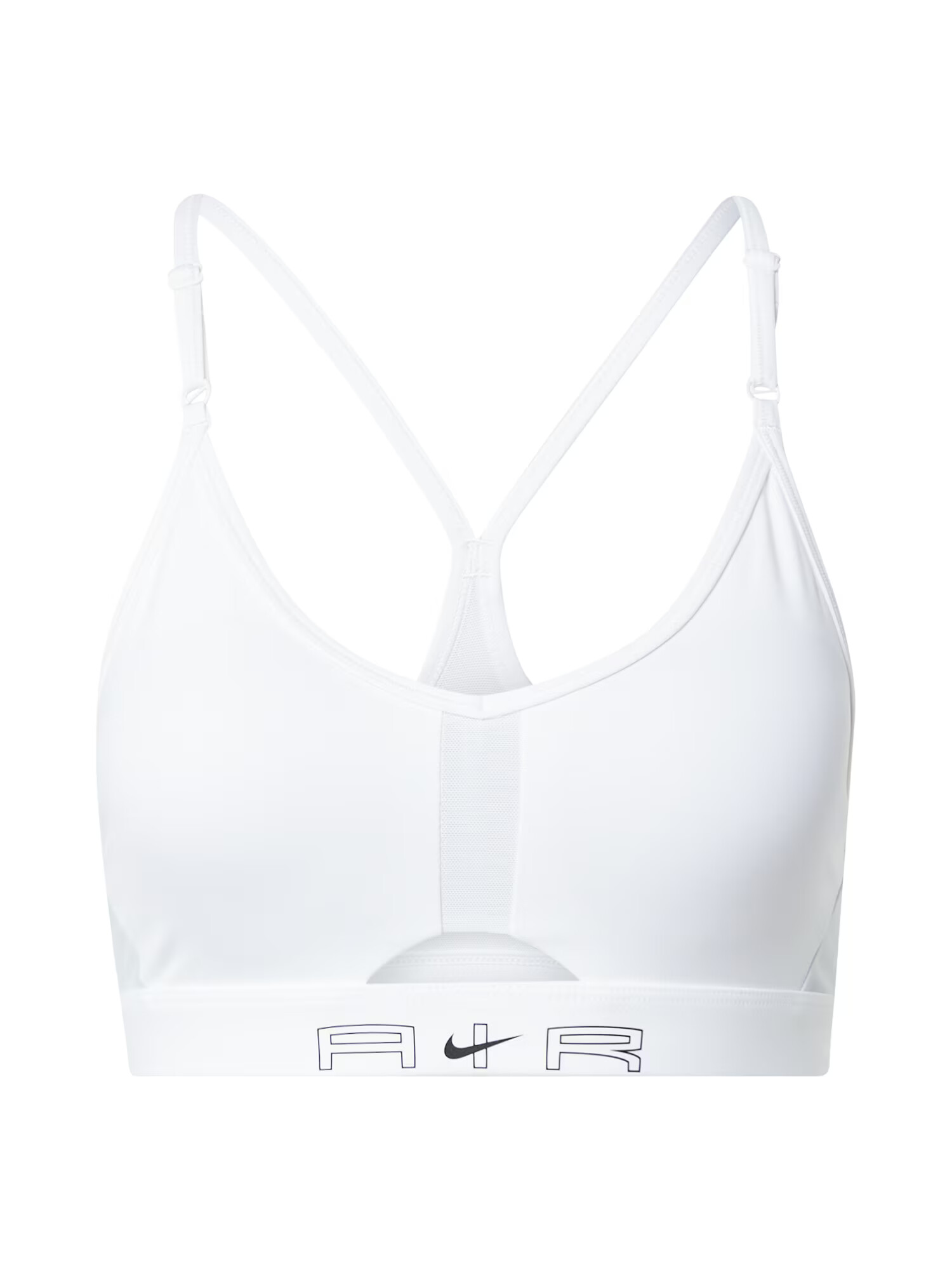 NIKE Sutien sport 'Indy' negru / alb - Pled.ro