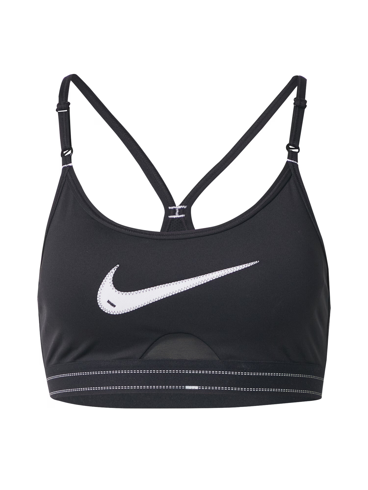 NIKE Sutien sport negru / alb - Pled.ro