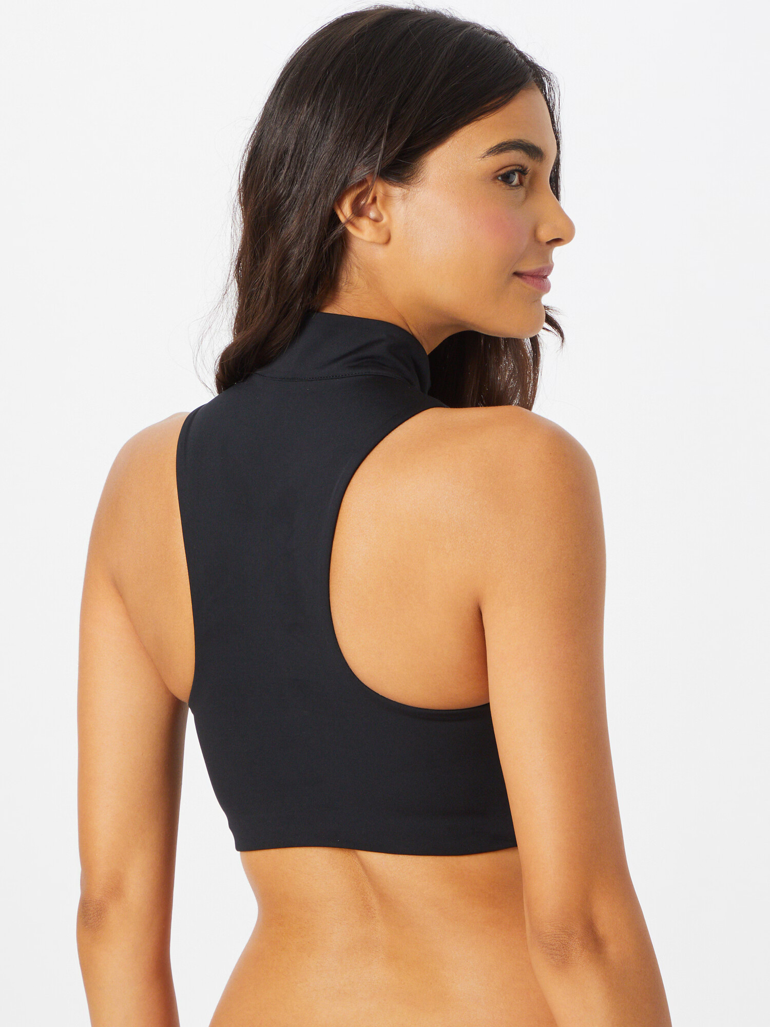 NIKE Sutien sport negru / alb - Pled.ro