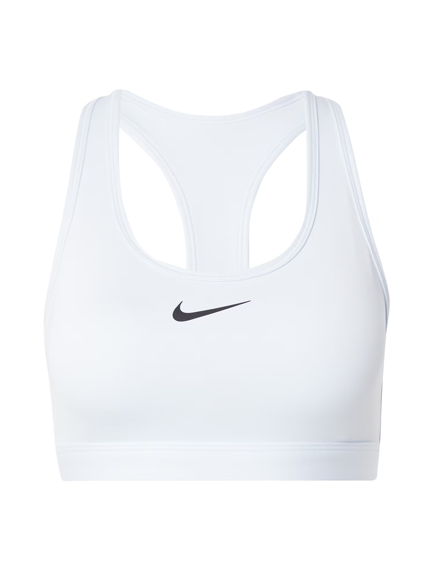 NIKE Sutien sport 'Swoosh' albastru pastel / negru - Pled.ro