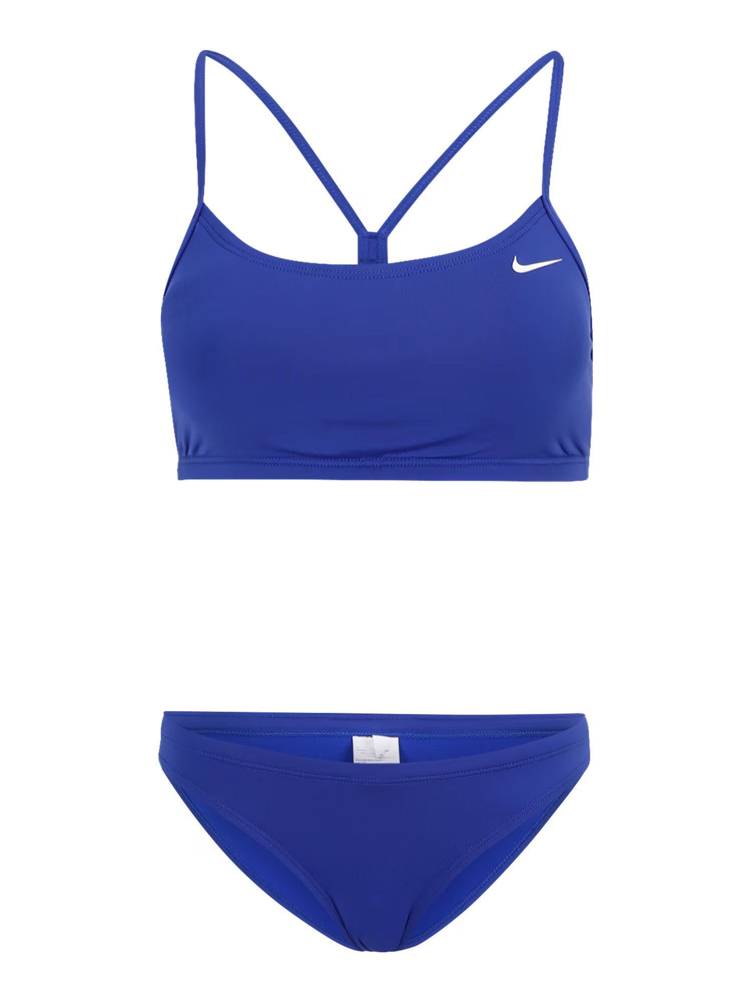 Nike Swim Costum de baie sport albastru / alb - Pled.ro