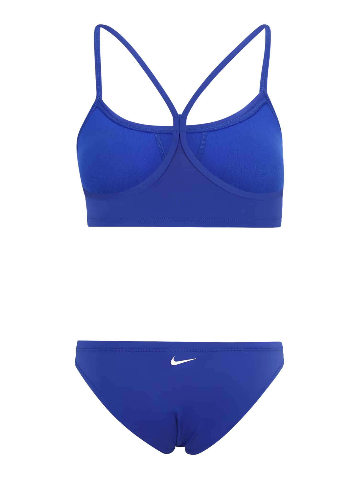 Nike Swim Costum de baie sport albastru / alb - Pled.ro