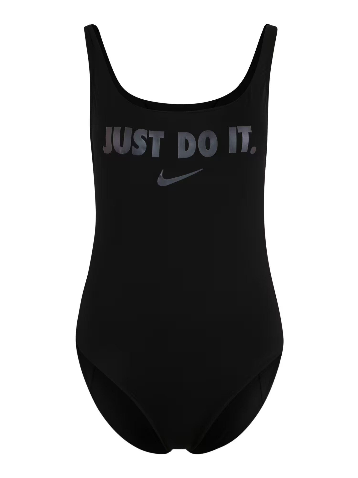 Nike Swim Costum de baie sport gri / negru - Pled.ro