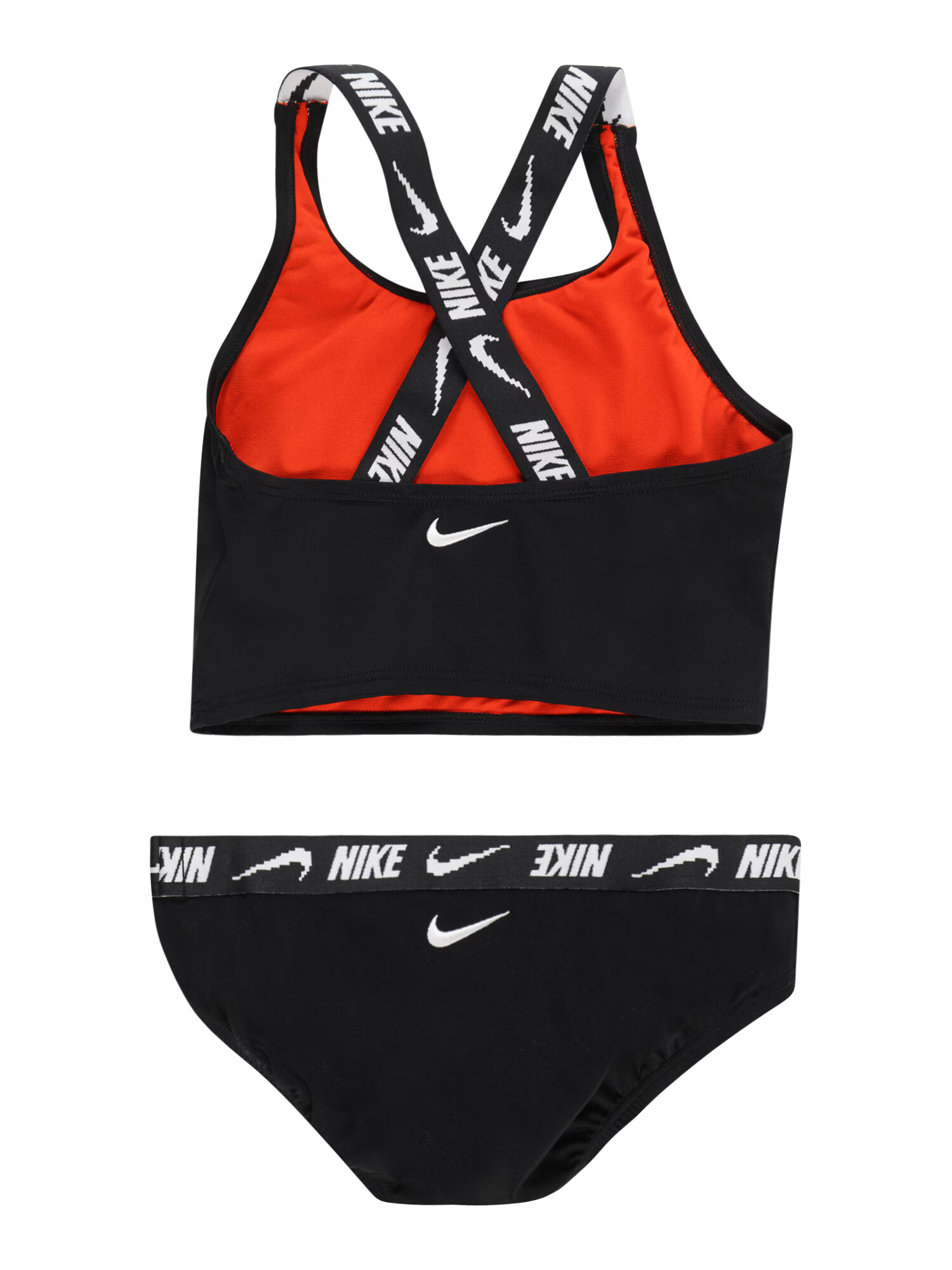 Nike Swim Modă de plajă sport roșu / negru / alb - Pled.ro