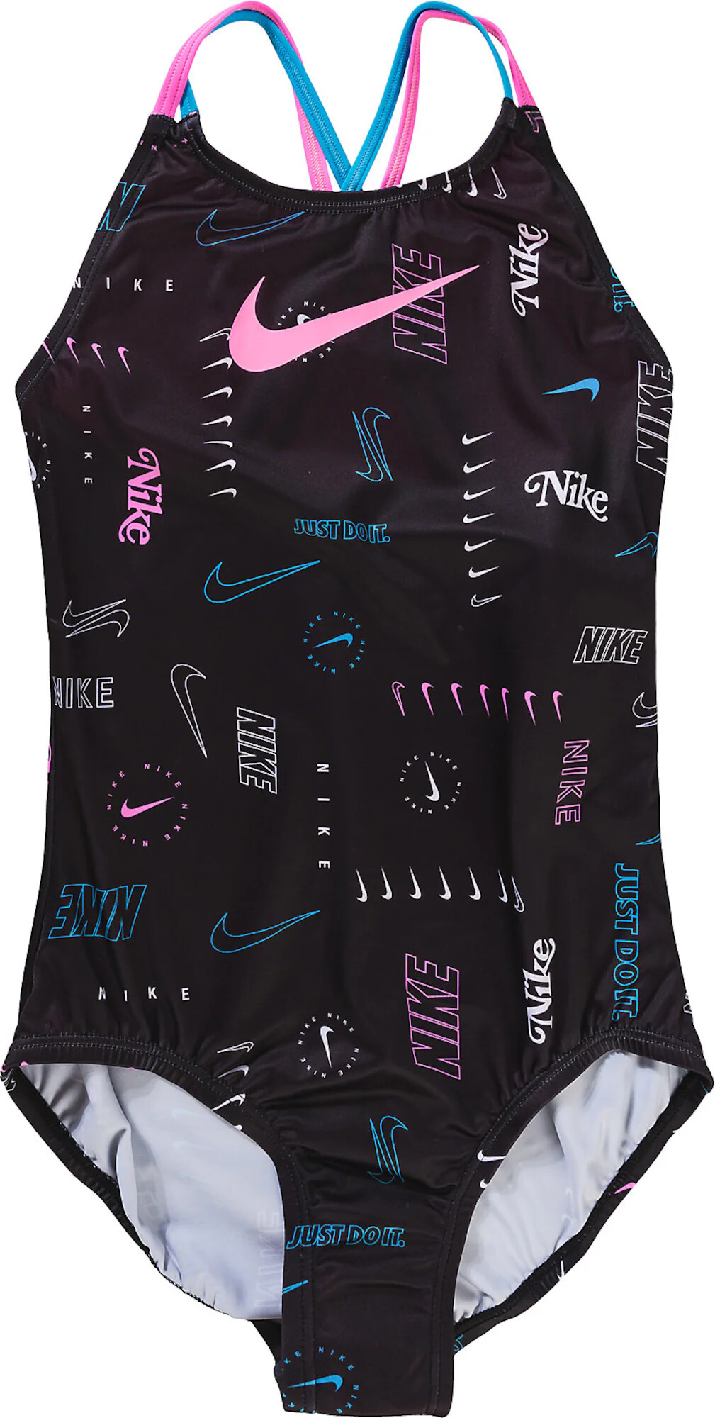 Nike Swim Modă de plajă sport verde petrol / roz deschis / negru / alb - Pled.ro