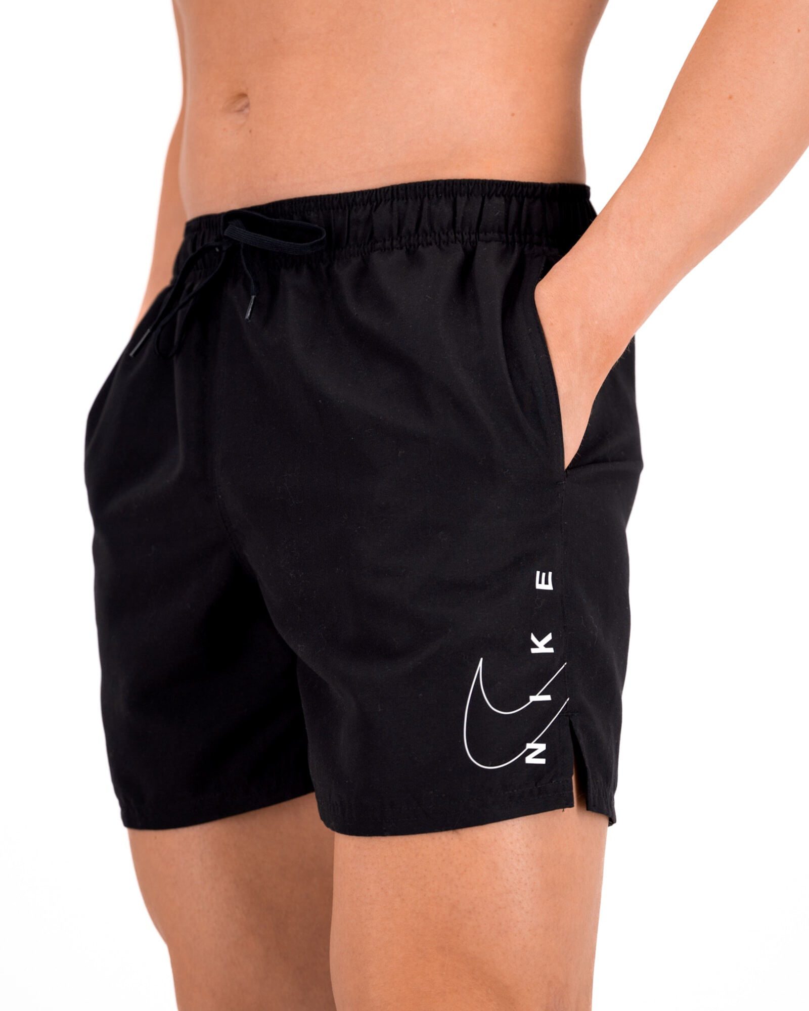 Nike Swim Pantaloni de baie negru / alb - Pled.ro