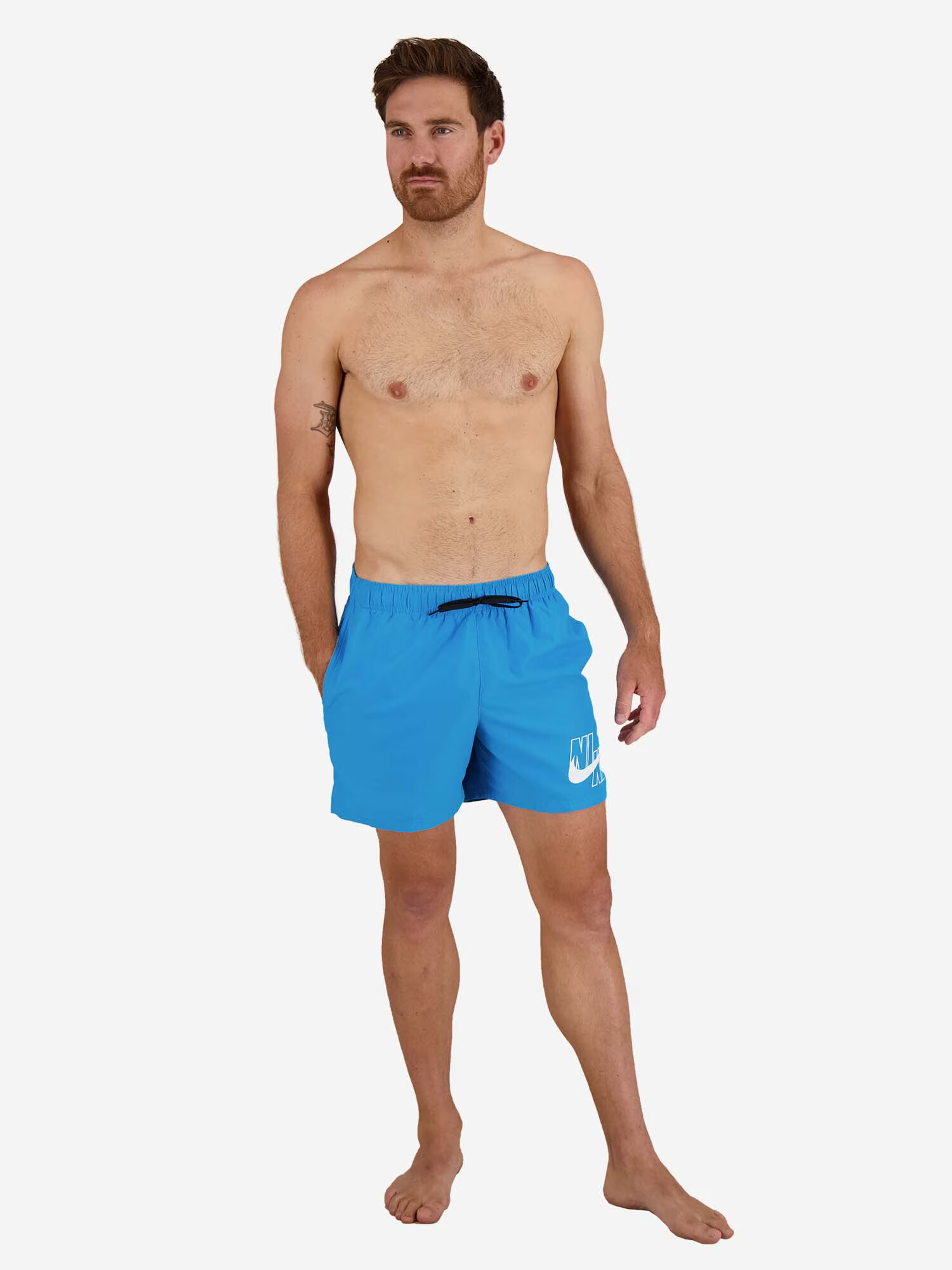 Nike Swim Pantaloni scurți apă 'Lap 5' albastru / alb - Pled.ro