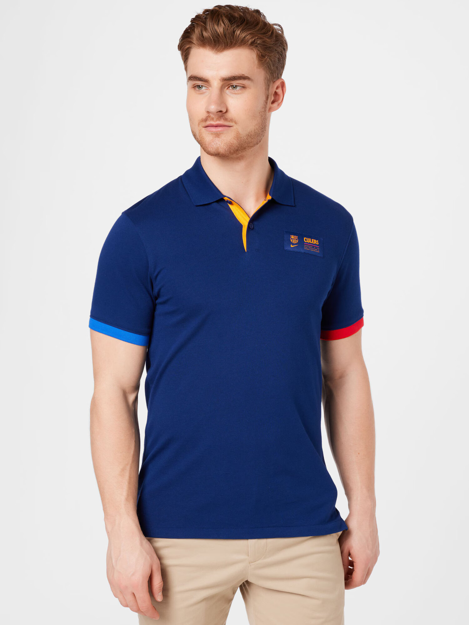 NIKE Tricou funcțional albastru / bleumarin / roșu - Pled.ro