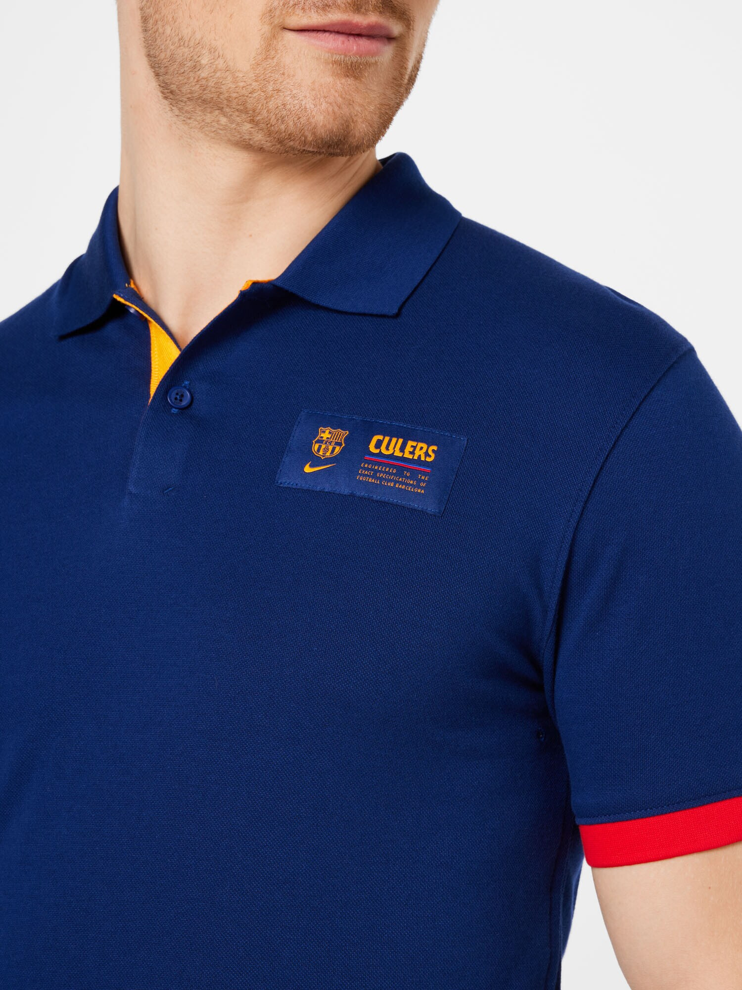 NIKE Tricou funcțional albastru / bleumarin / roșu - Pled.ro