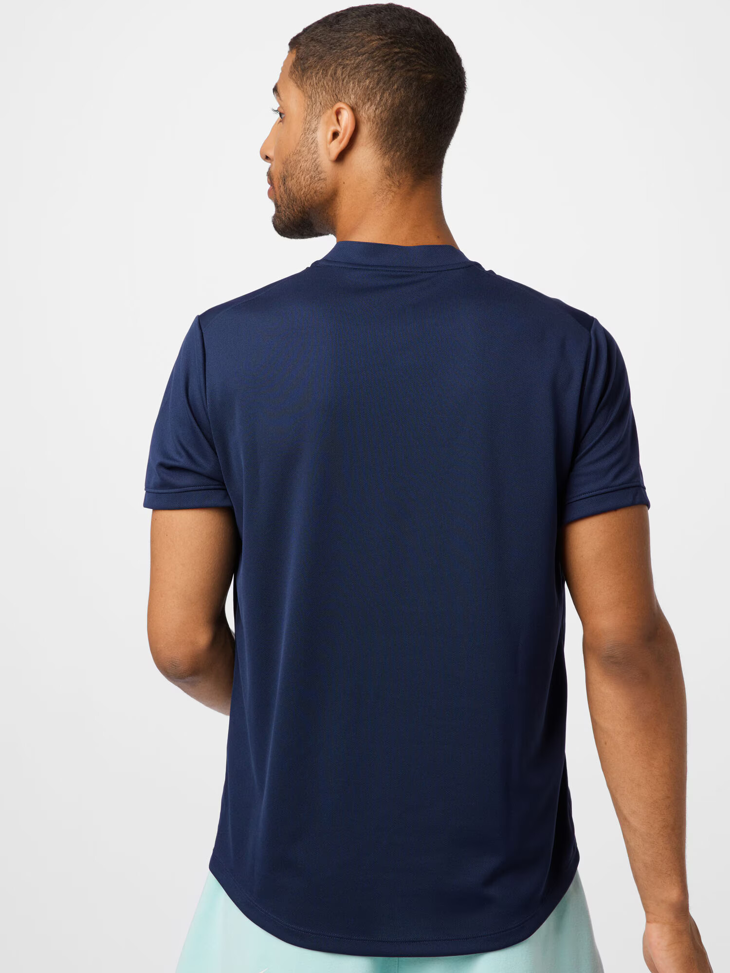 NIKE Tricou funcțional bleumarin / alb - Pled.ro