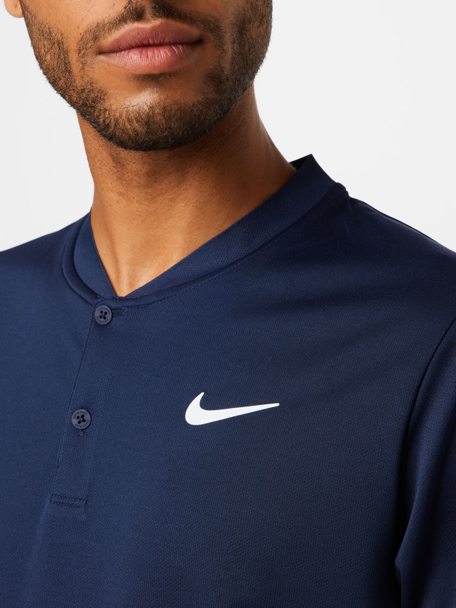 NIKE Tricou funcțional bleumarin / alb - Pled.ro