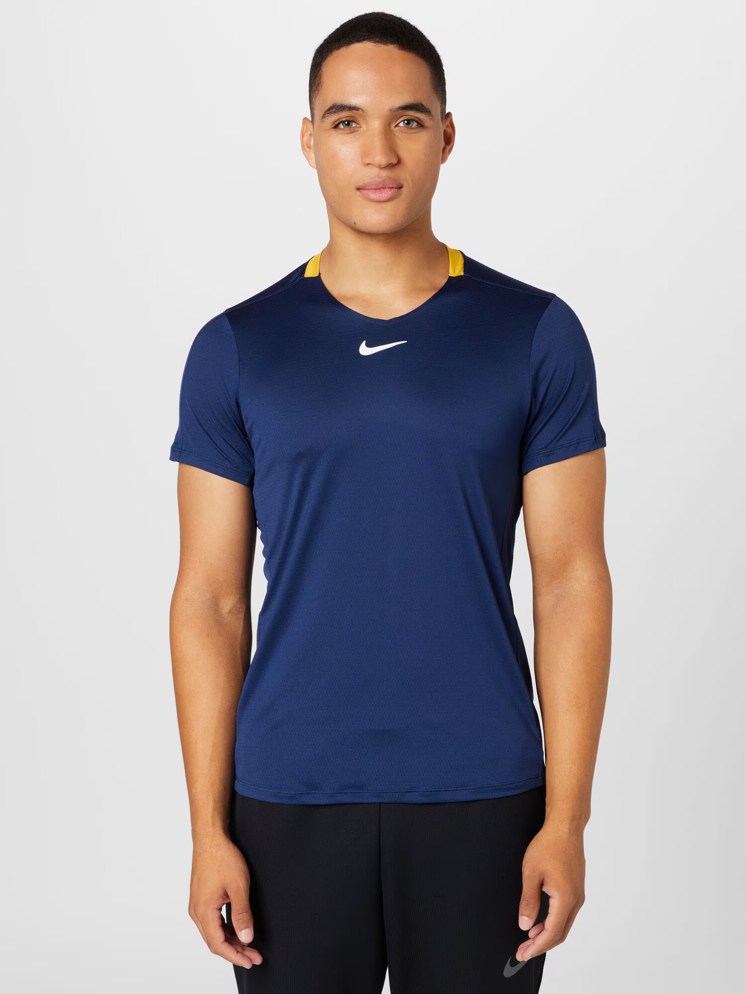 NIKE Tricou funcțional bleumarin / alb - Pled.ro