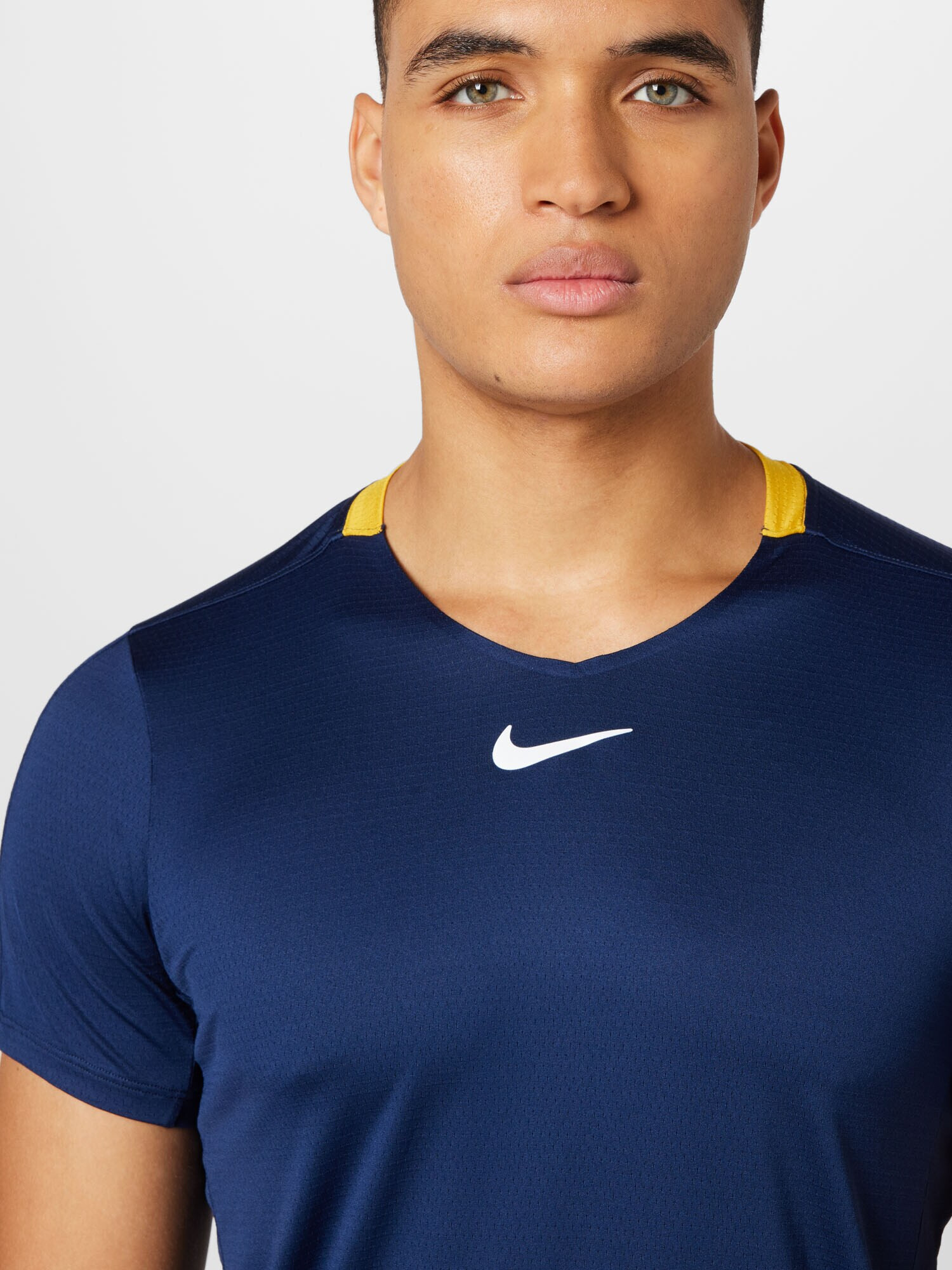 NIKE Tricou funcțional bleumarin / alb - Pled.ro