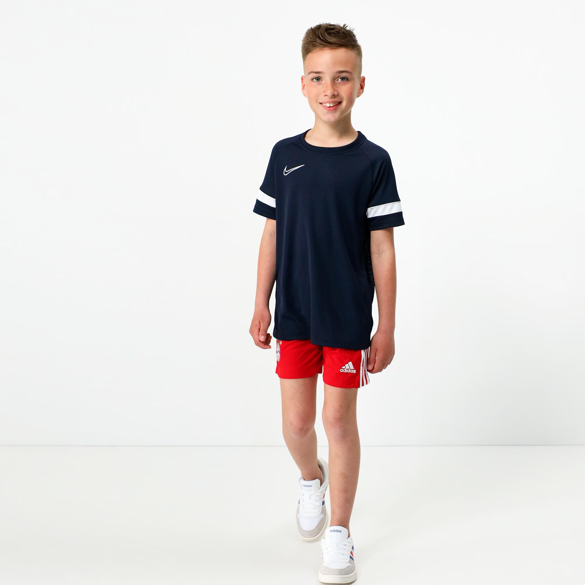 NIKE Tricou funcțional 'Academy 21' bleumarin / alb - Pled.ro