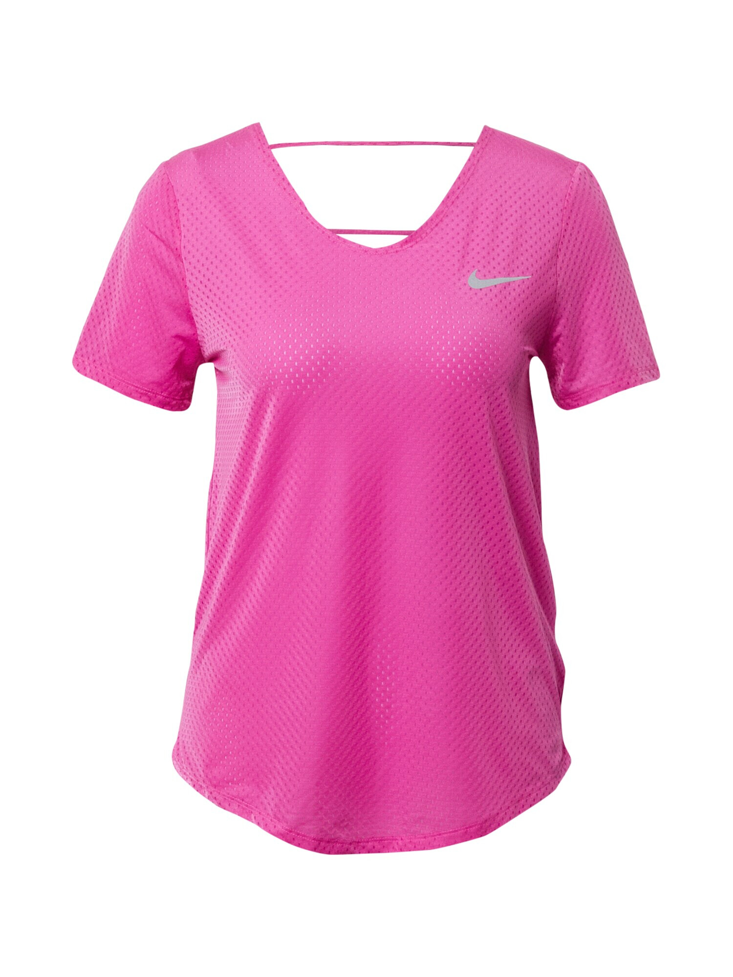 NIKE Tricou funcțional 'Breathe' gri / roz pitaya - Pled.ro